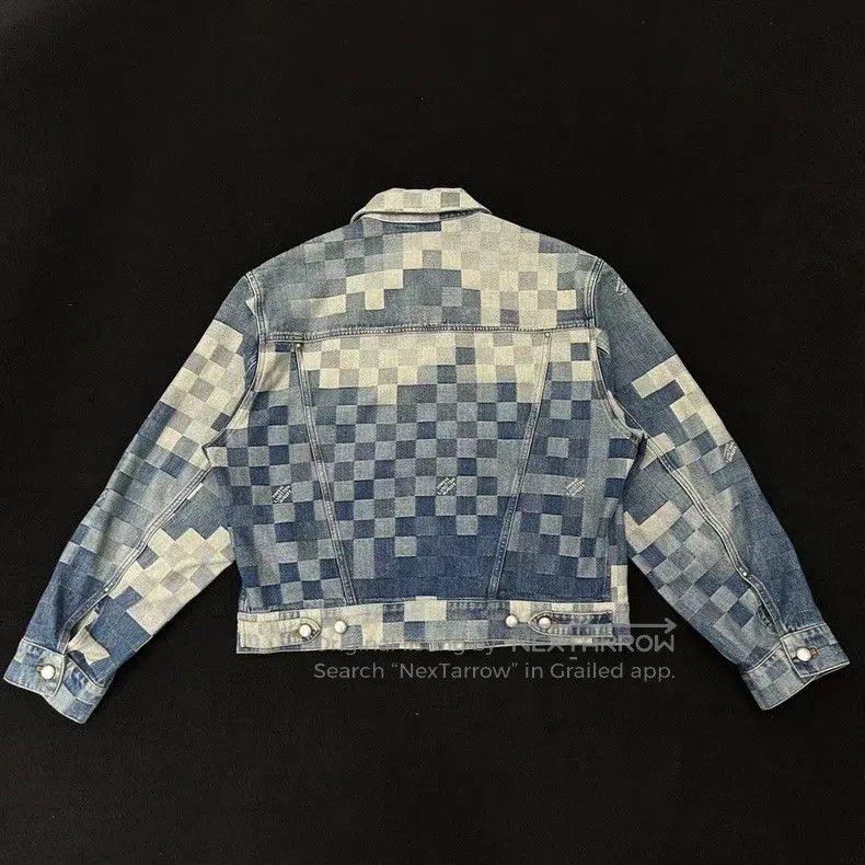 Louis Vuitton Louis Vuitton 24 checkerboard denim jacket Size US M / EU 48-50 / 2 - 2 Thumbnail
