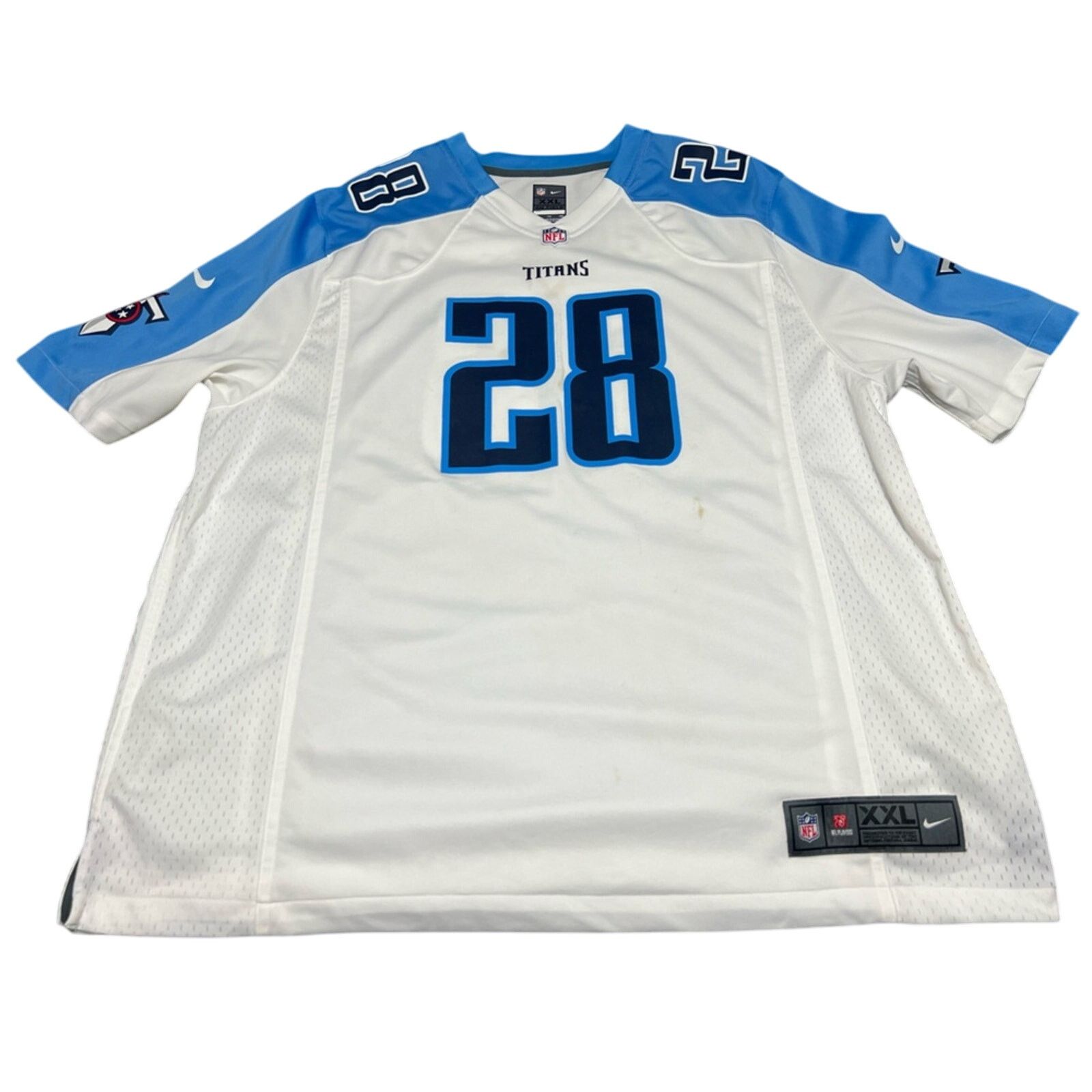 Nike Tennessee Titans Chris Johnson #28 Authentic Nike NFL Jersey Size US XXL / EU 58 / 5 - 1 Thumbnail