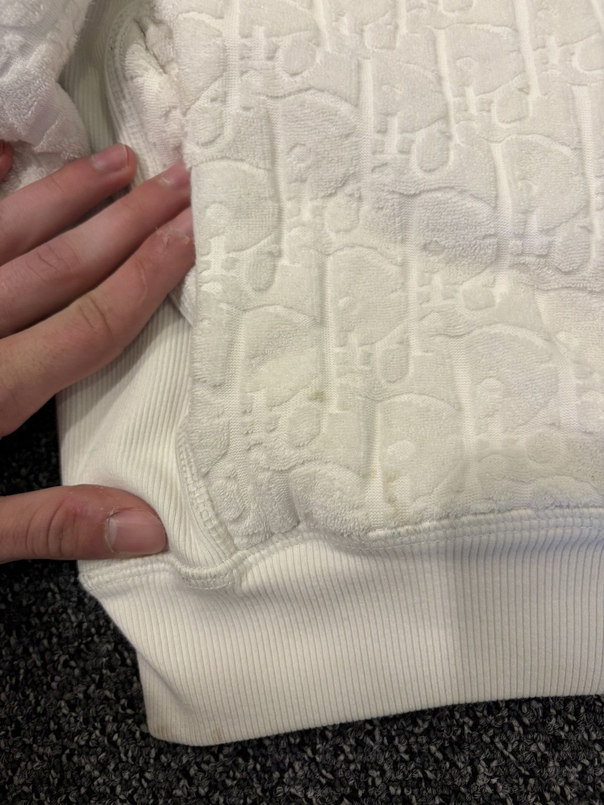 Dior Dior Oblique Relaxed Hoodie White Size US M / EU 48-50 / 2 - 9 Thumbnail