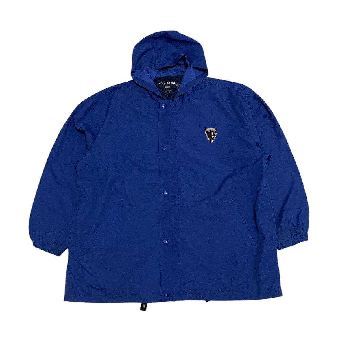 Polo Ralph Lauren × Vintage Vintage Polo Sport Big Logo Hooded Jacket Size US XL / EU 56 / 4 - 1 Thumbnail