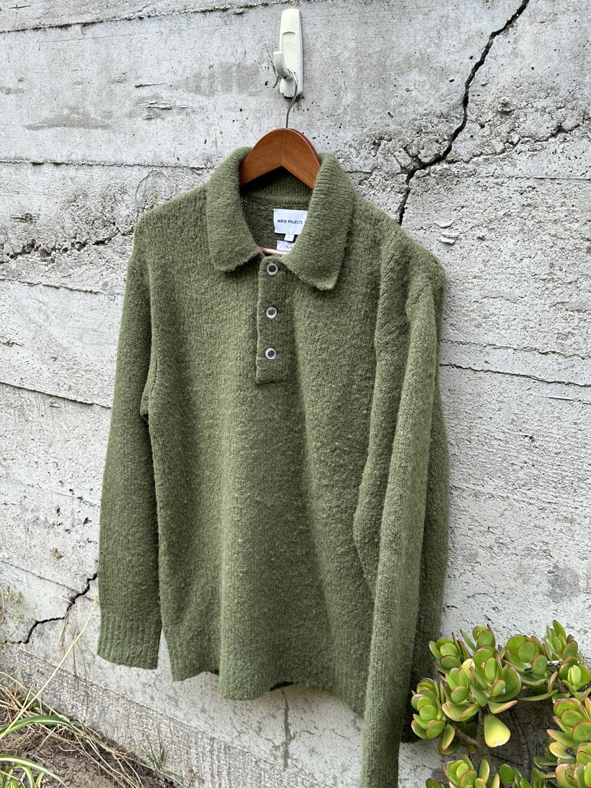 Norse Projects RARE GRAIL Norse Projects Italian brushed polo Size US L / EU 52-54 / 3 - 1 Thumbnail