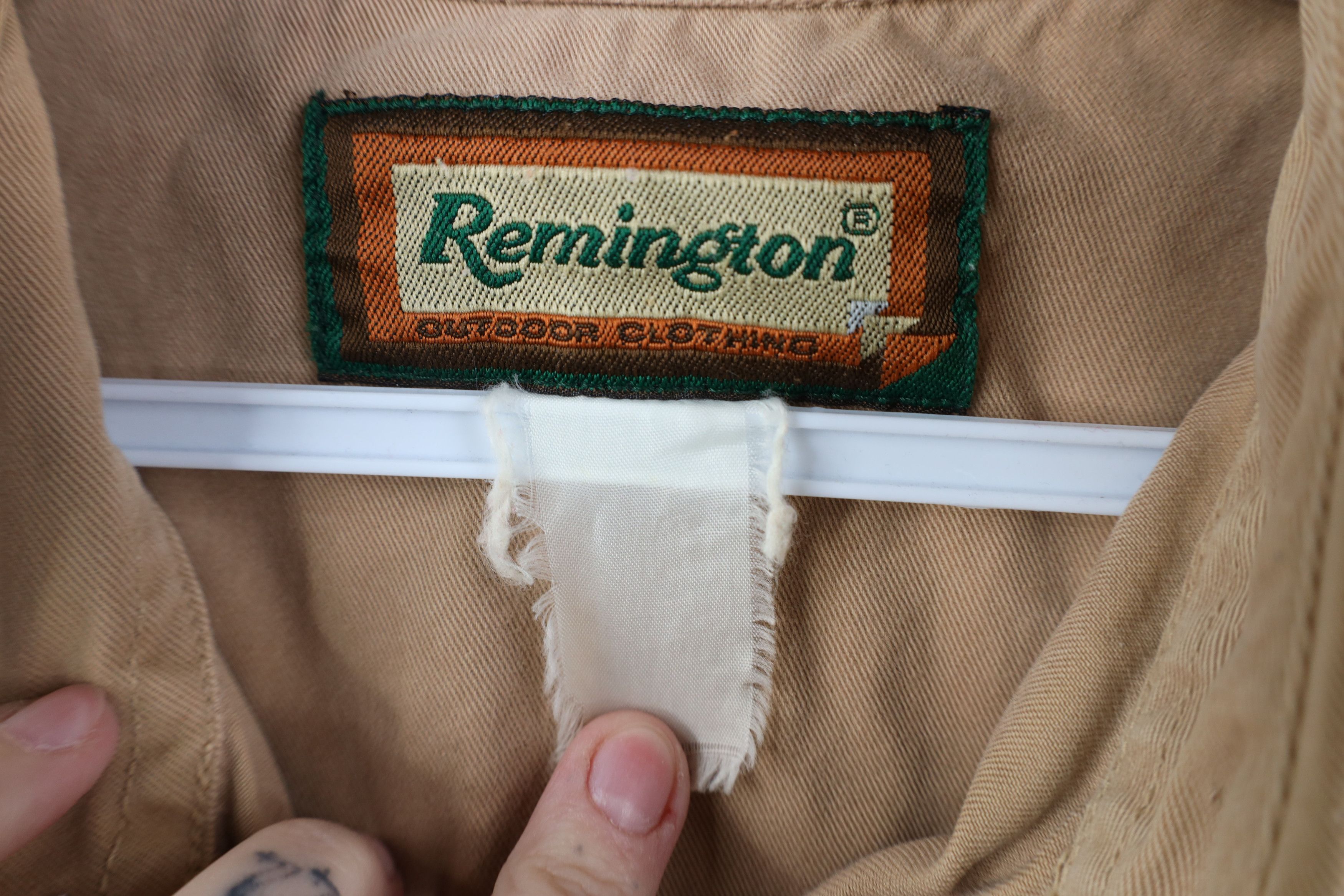 Vintage Vintage 90s Remington Heavy Hunting Shooting Button Shirt Size US L / EU 52-54 / 3 - 11 Thumbnail