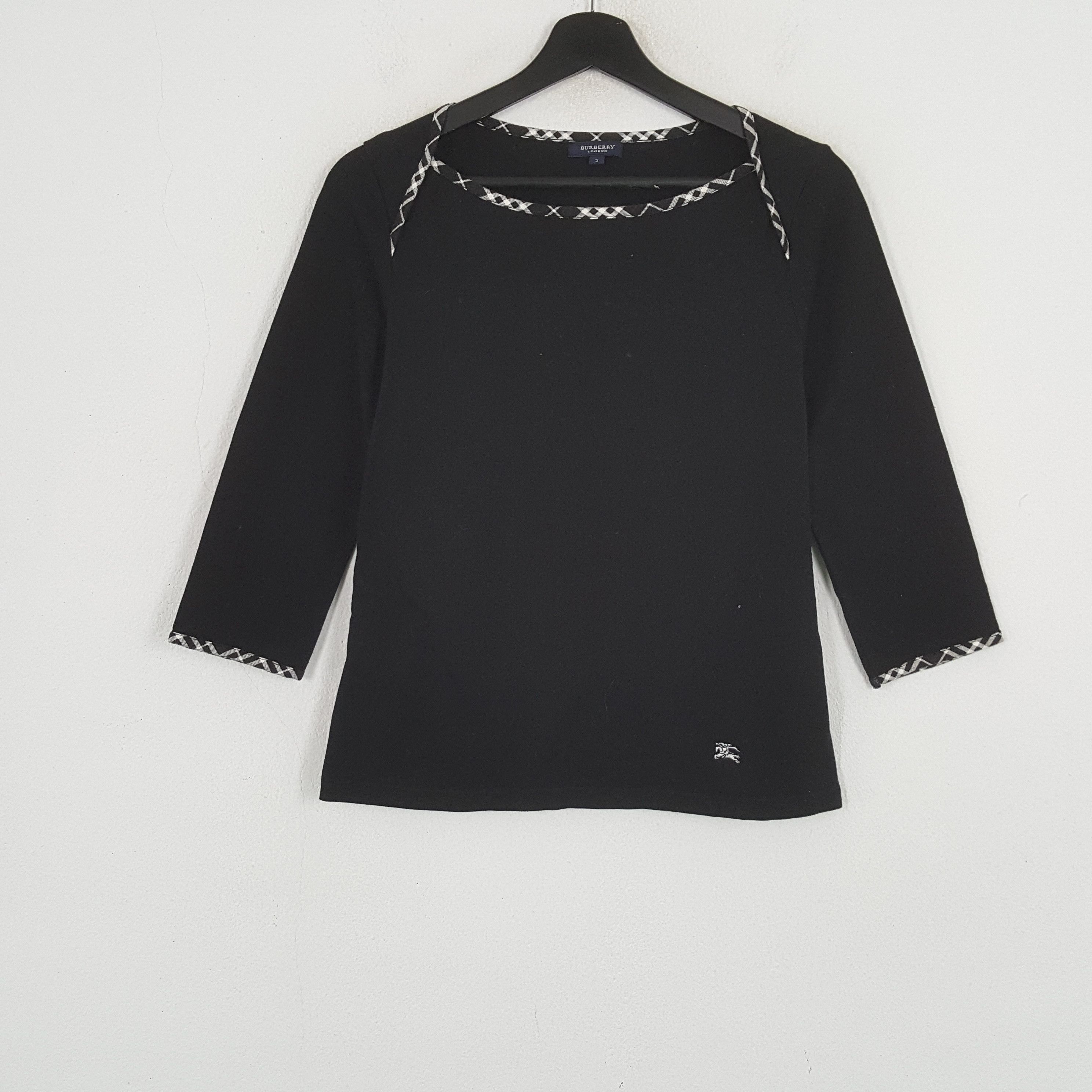 Burberry × Vintage BURBERRY LONDON Fashion Brand Custom Art Tshirt Size S / US 4 / IT 40 - 3 Thumbnail