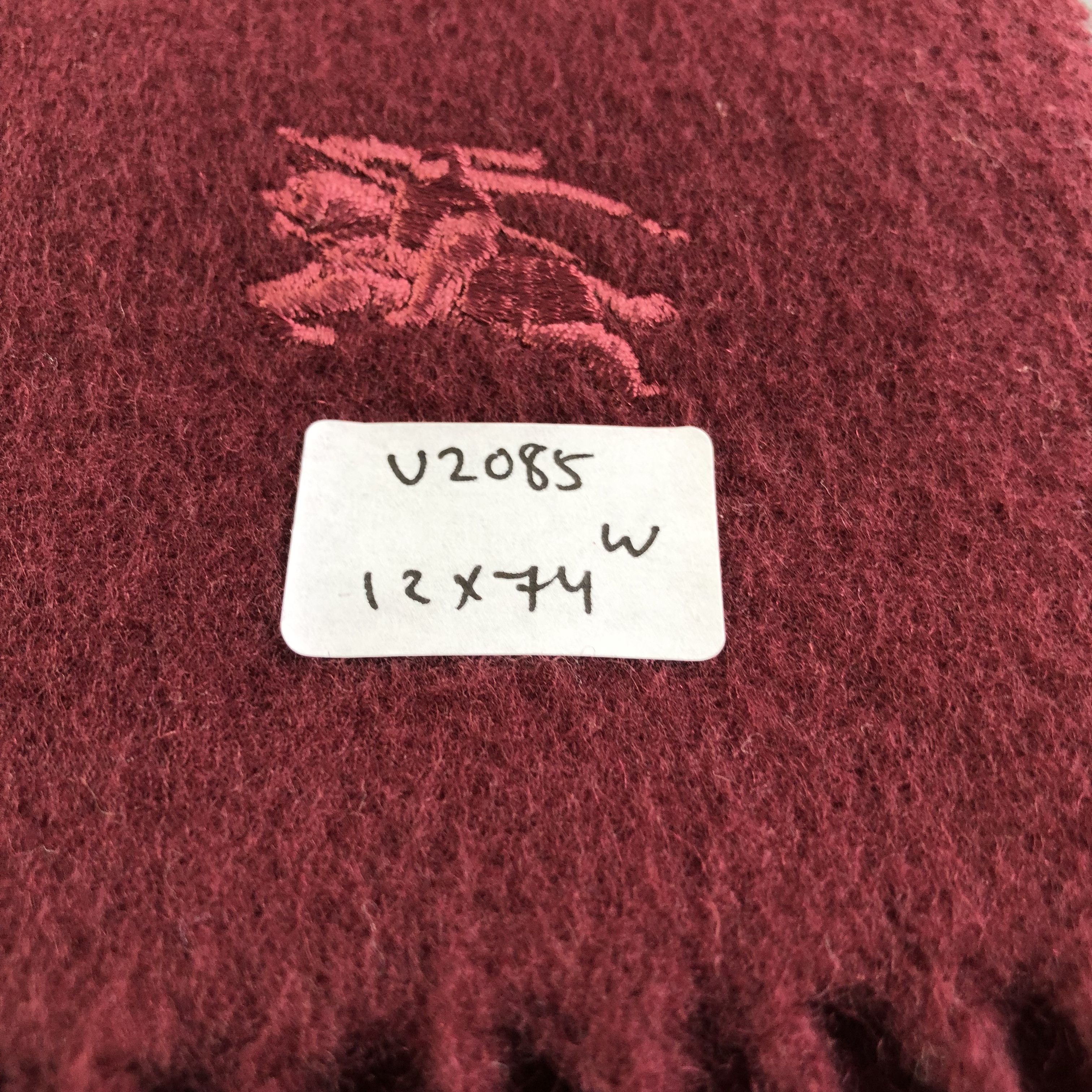 Burberry Burberrys Cashmere Scarf Muffler Neckwear V2085 Size ONE SIZE - 7 Thumbnail