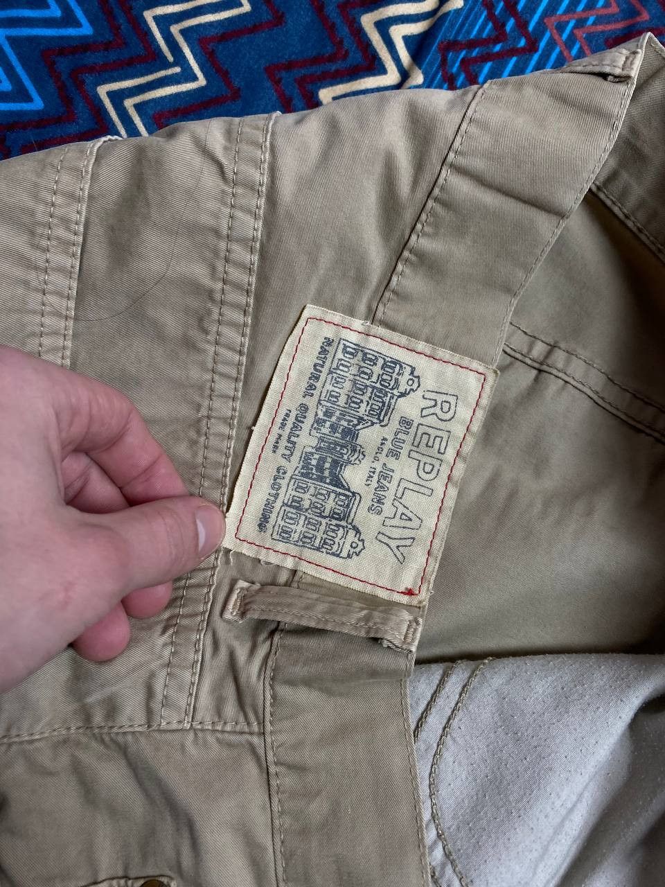Replay Replay logo jeans pants beige Y2K vintage streetwear Size US 32 / EU 48 - 3 Thumbnail