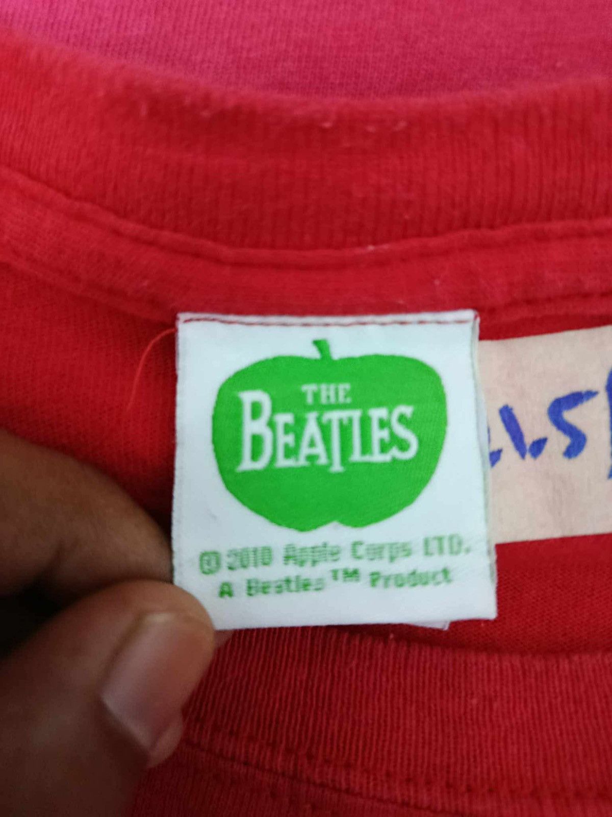 Band Tees Rare Red Band The Beatles line up tee Size US L / EU 52-54 / 3 - 4 Thumbnail
