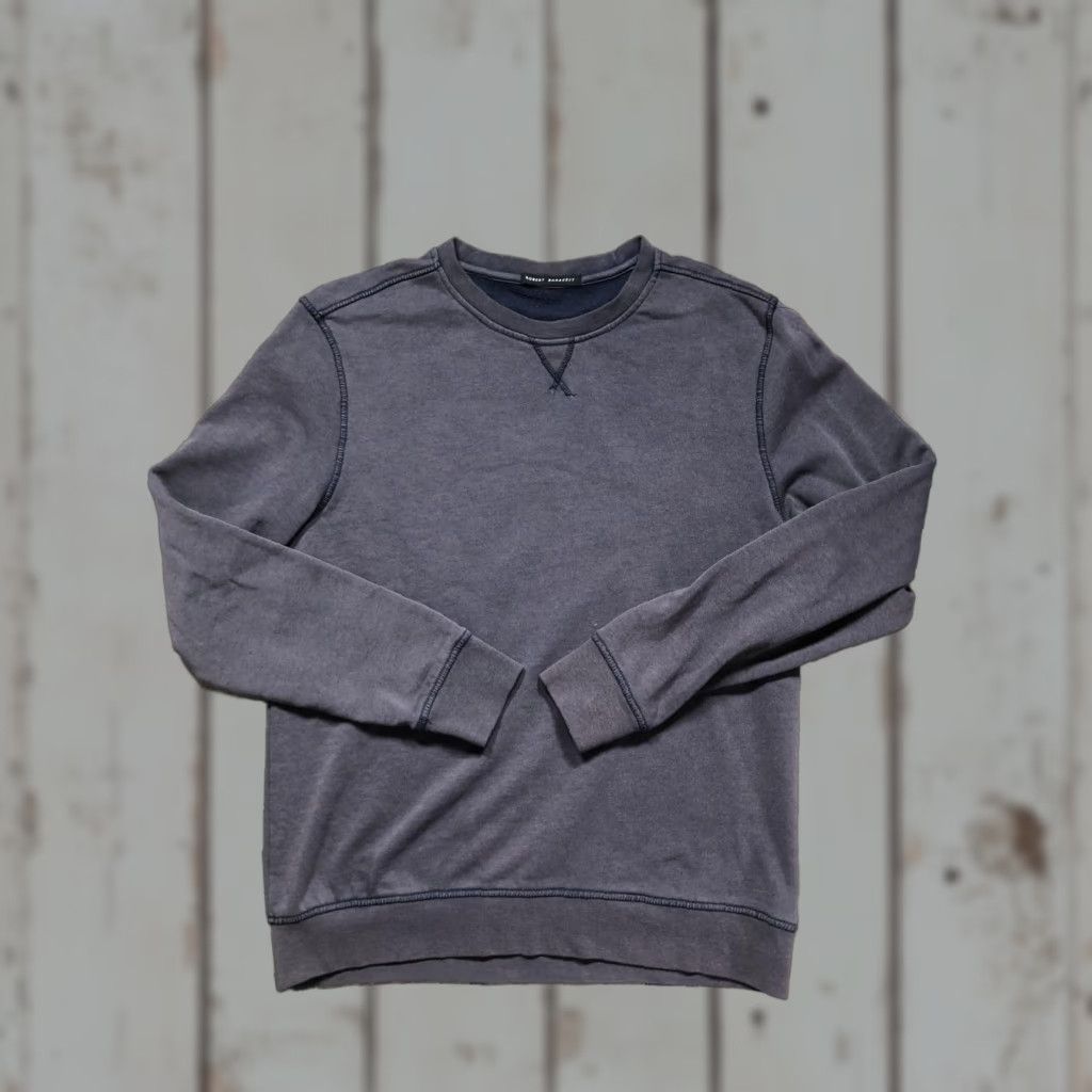 Vintage Robert Barakett Sweatshirt Mens Large Gray Fleece Crewneck Pullover Solid Size US L / EU 52-54 / 3 - 1 Thumbnail