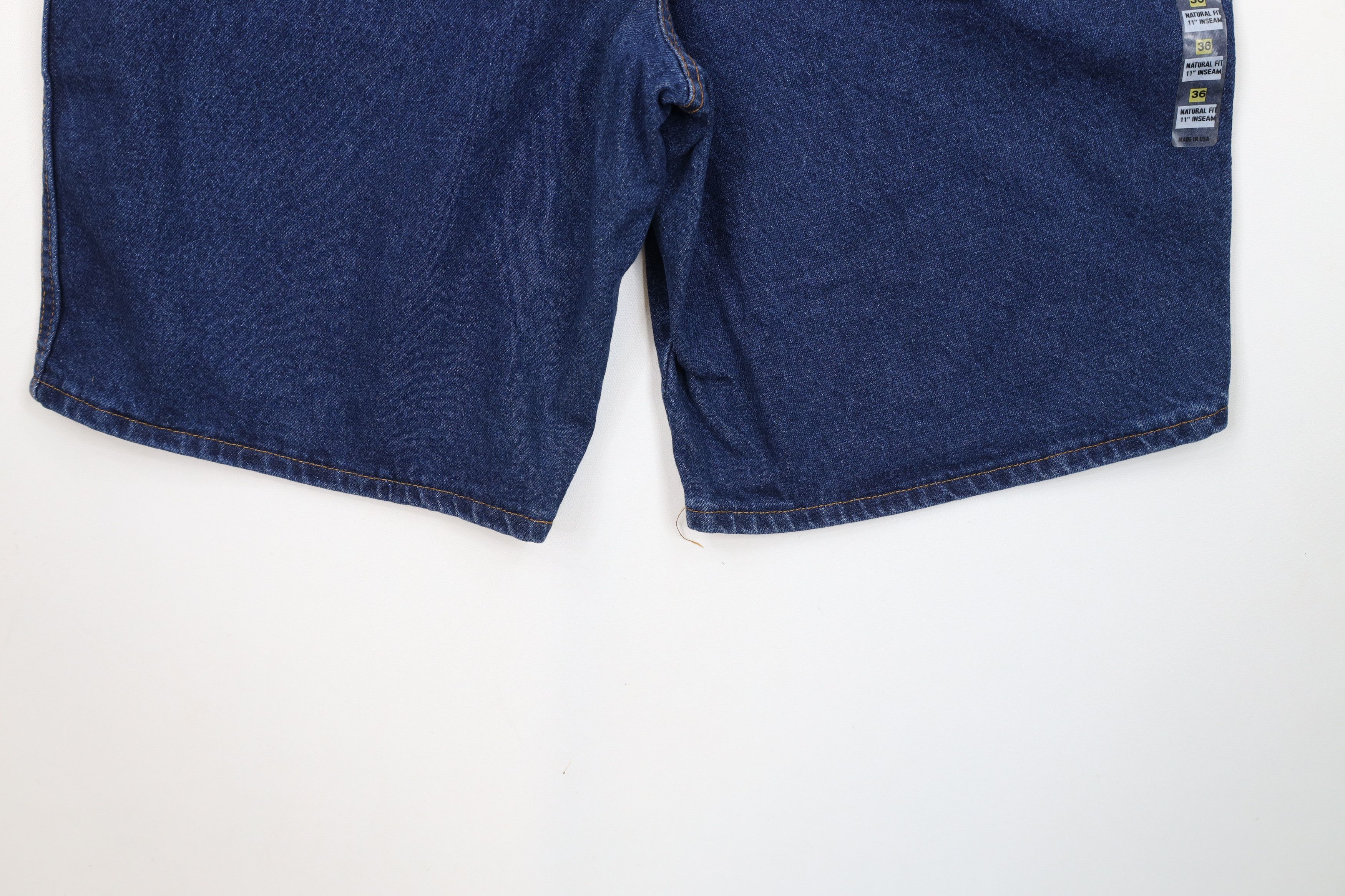 Vintage Deadstock Vintage 90s Streetwear Jean Shorts Jorts Blue USA Size US 36 / EU 52 - 11 Thumbnail