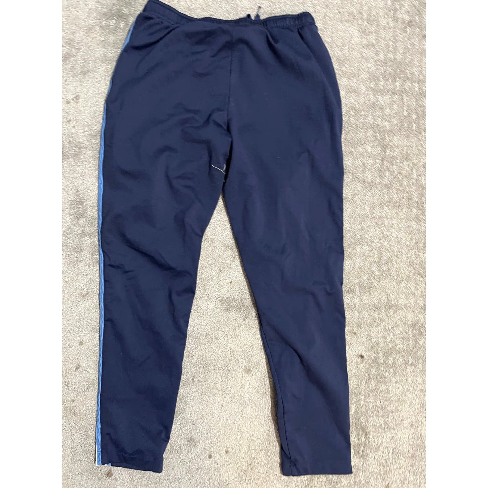 Vintage Aerie Women's Athletic Pants Size M Polyester Blend Navy Blue Jogger Athletic Regular Size 32" / US 10 / IT 46 - 2 Thumbnail