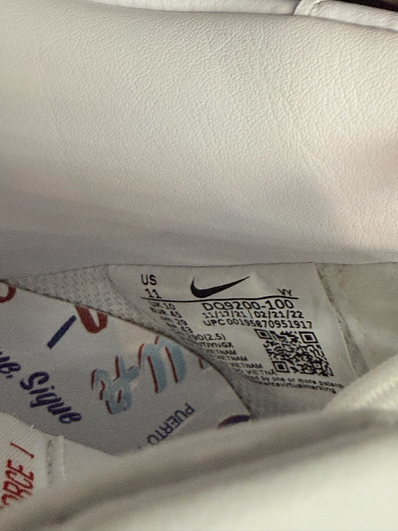 Nike Nike Air Force 1 Low "Puerto Rico" (2022) - Size 11 Size US 11 / EU 44 - 6 Thumbnail
