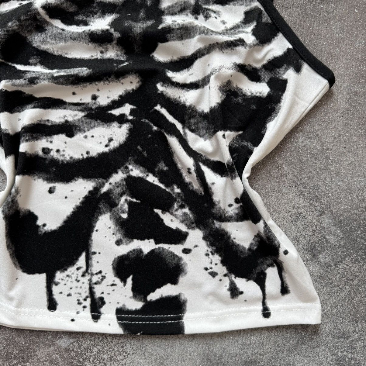 Hysteric Glamour Amazing Y2K Skeleton Printed Goth Rave Punk Tank Top Size M / US 6-8 / IT 42-44 - 7 Thumbnail