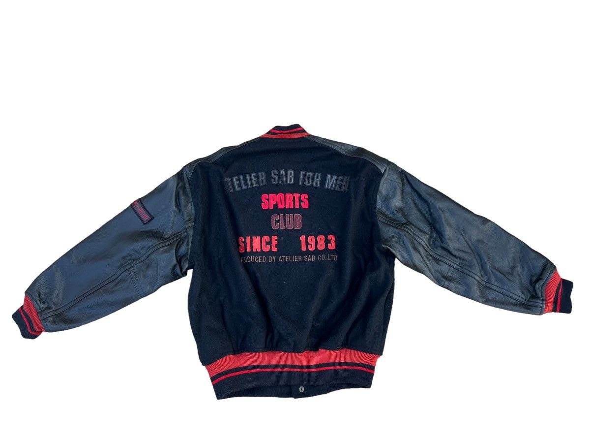 Other 90s Atelier Sab For Men Japan Spell Out Bomber Varsity Jac Size US M / EU 48-50 / 2 - 1 Thumbnail