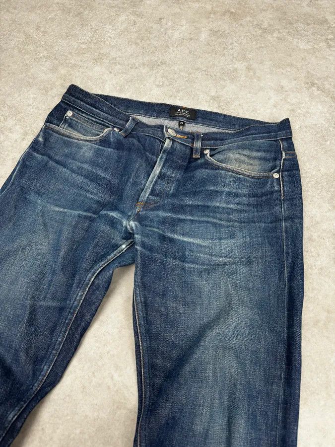 A.P.C. A.P.C. Petit Standart Navy Selvedge Blue Rebel Denim Jeans Size US 30 / EU 46 - 6 Thumbnail