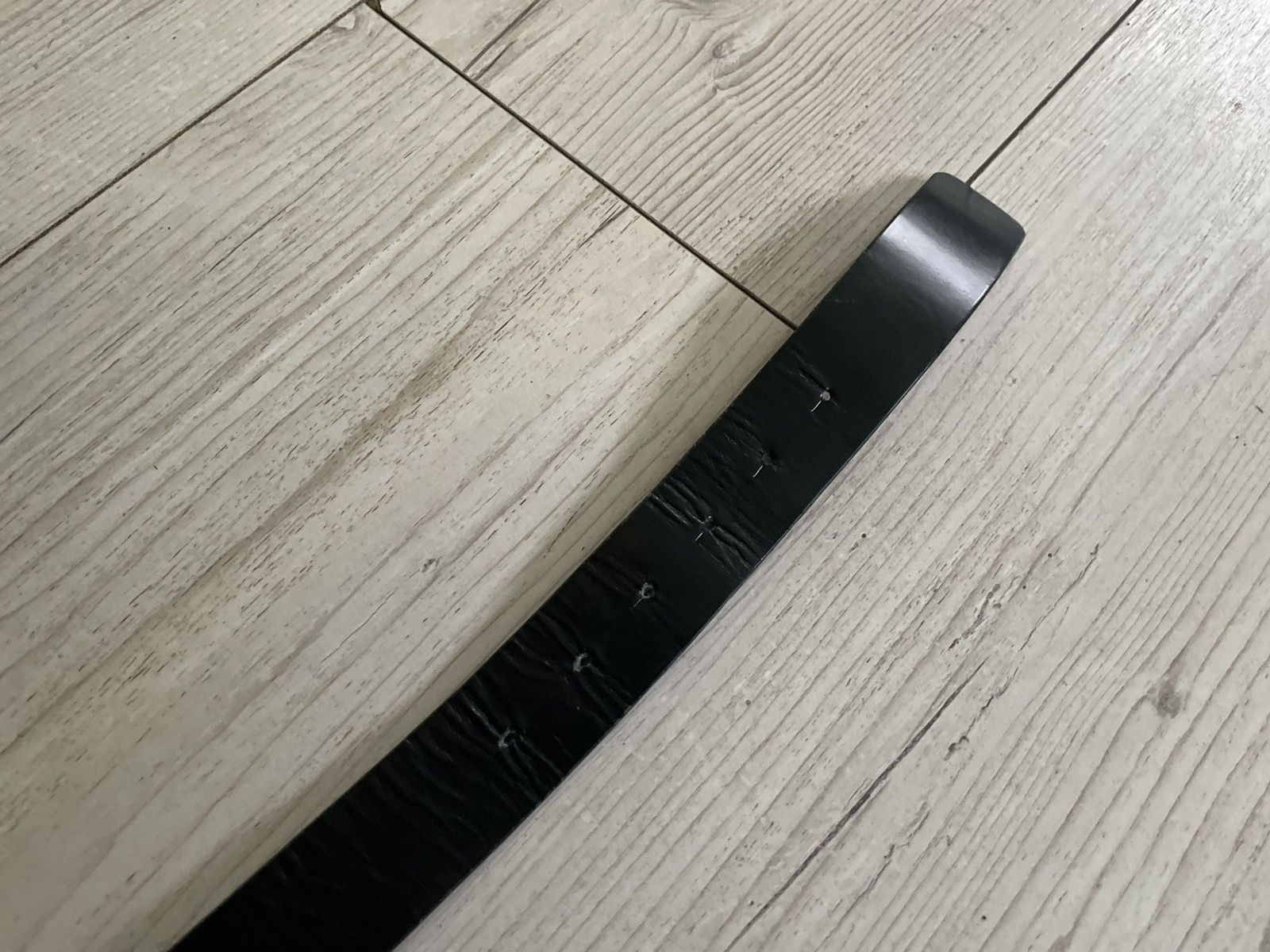 Versace × Vintage VERSACE LEATHER BELT Y2K LEATHER BLACK Size ONE SIZE - 8 Thumbnail