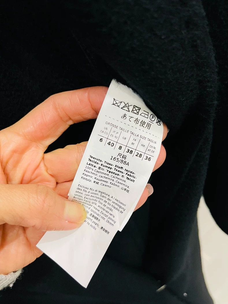 Max Mara Max Mara New black cashmere coat labbro Size M / US 6-8 / IT 42-44 - 8 Thumbnail