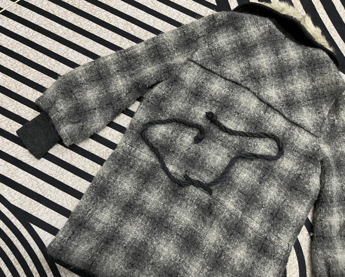 If Six Was Nine 2000s IF SIX WAS NINE STYLE WOOL LONG JACKET FUR COLLAR Size US S / EU 44-46 / 1 - 13 Thumbnail