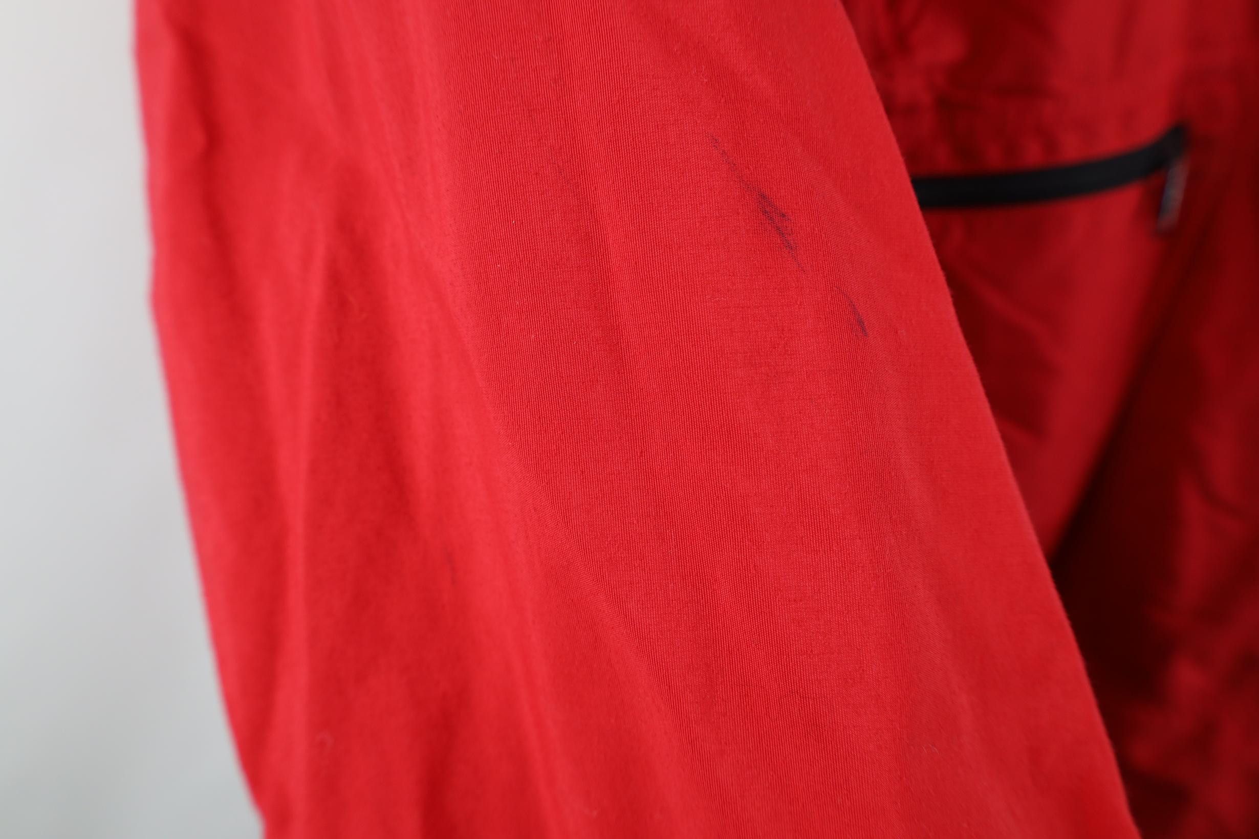L.L. Bean Vintage 90s LL Bean Hooded Anorak Windbreaker Jacket Red USA Size US XXL / EU 58 / 5 - 11 Thumbnail