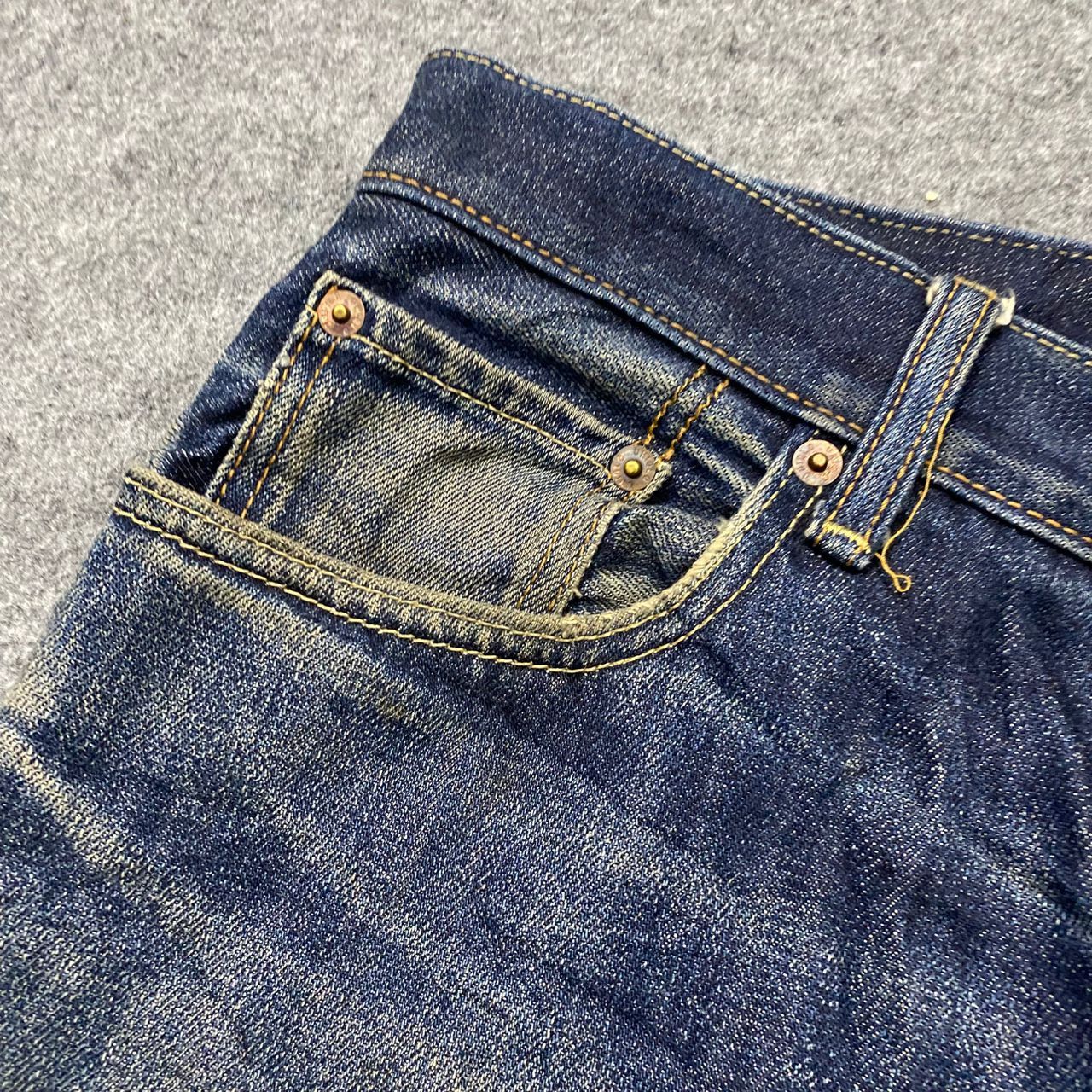 Japanese Brand Vintage Uniqlo Distressed Denim Kurt Cobain Style Size US 33 - 10 Thumbnail