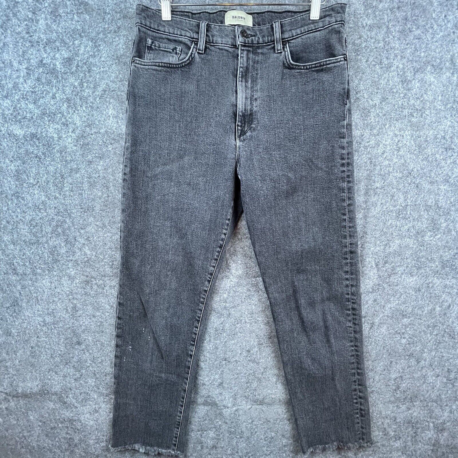 Baldwin Baldwin Kansas City Jeans Womens 31 Black Lola Straight USA Size 31" - 1 Thumbnail