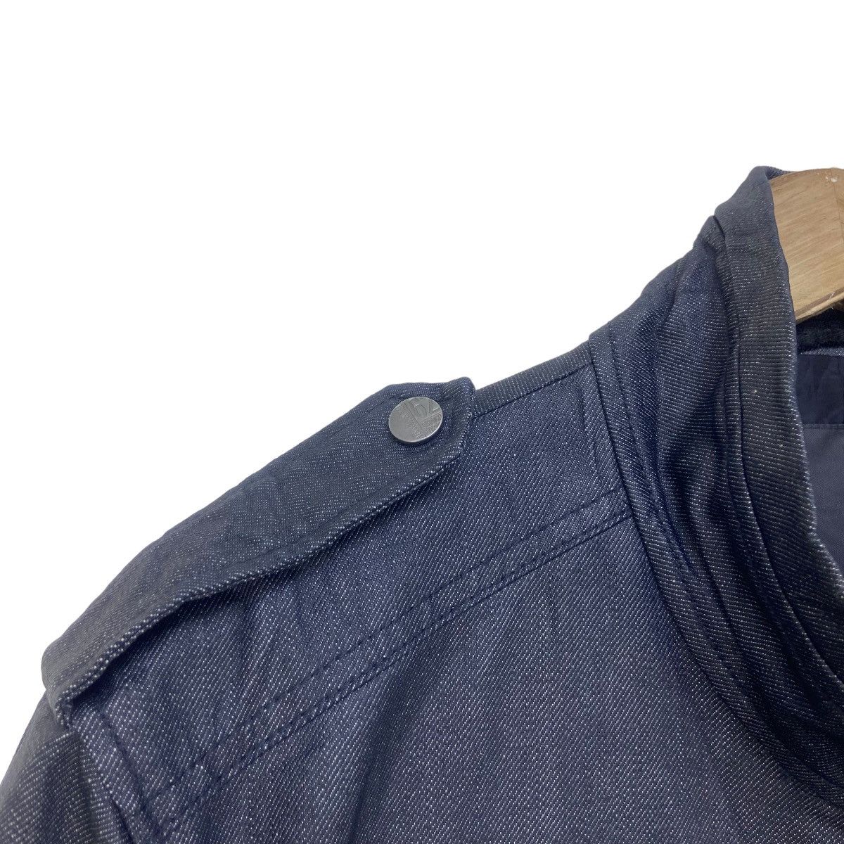 Japanese Brand × WE Fashion We Fashion Biker Soft Denim Holmes Jacket Size US M / EU 48-50 / 2 - 8 Thumbnail