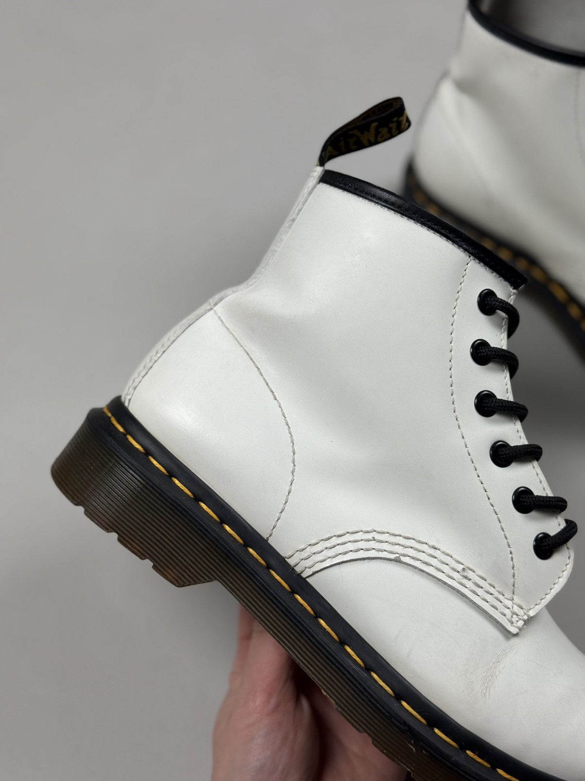 Dr. Martens Dr. Martens Doc’s Ladies Leather Lace Up Combat Boots Shoes Size US 7 / IT 37 - 7 Thumbnail