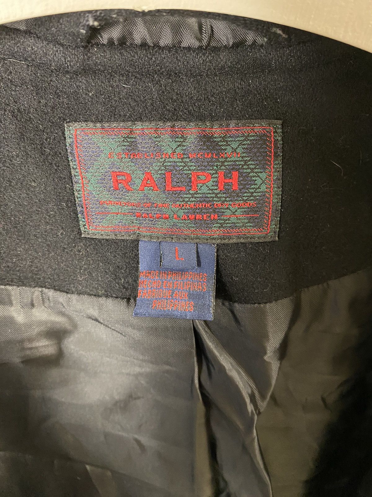 Ralph Lauren Women’s Ralph Lauren Black Wool Coat Size L / US 10 / IT 46 - 16 Thumbnail