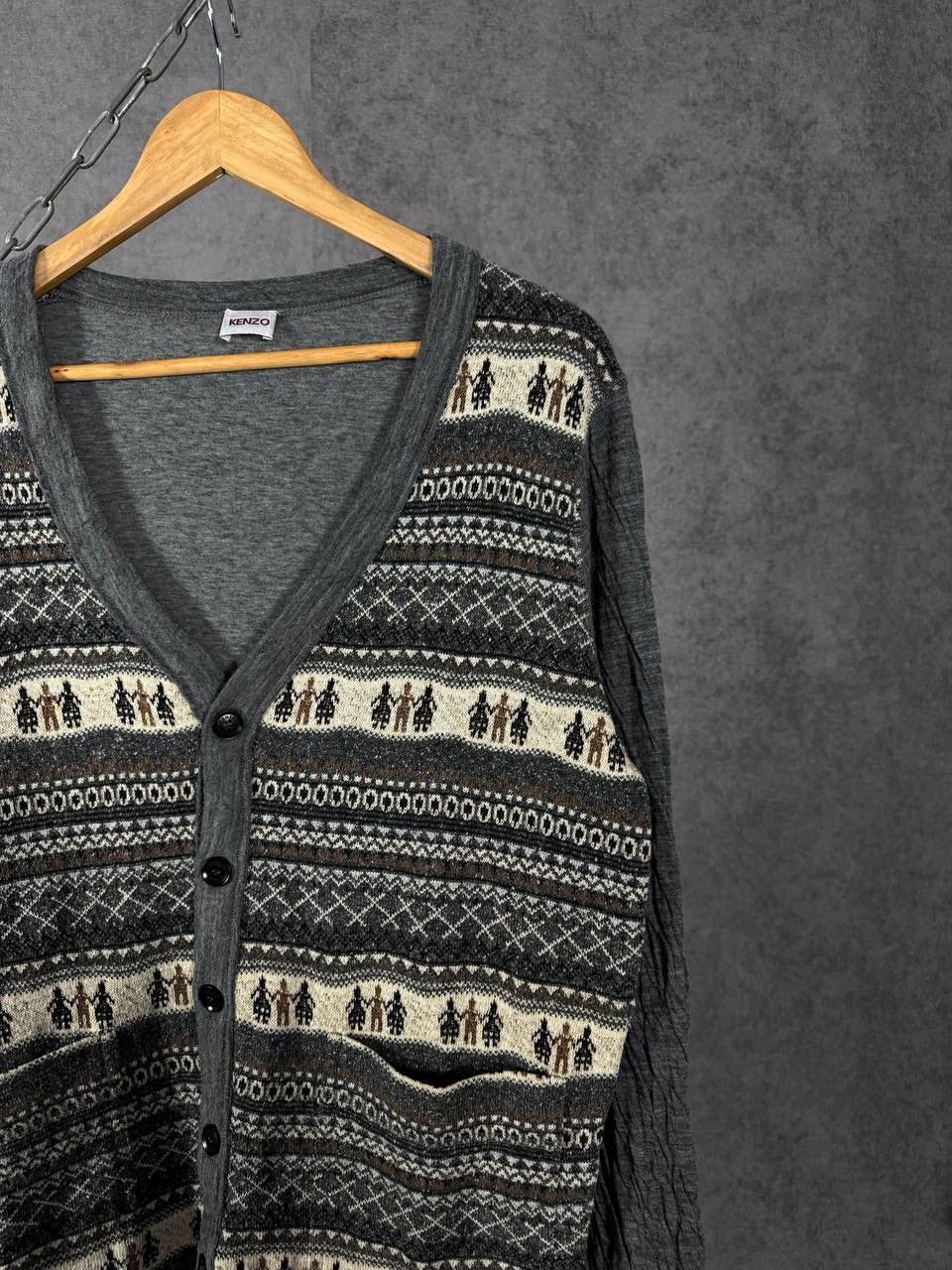 Kenzo Kenzo luxury designer cardigan Size US M / EU 48-50 / 2 - 2 Thumbnail