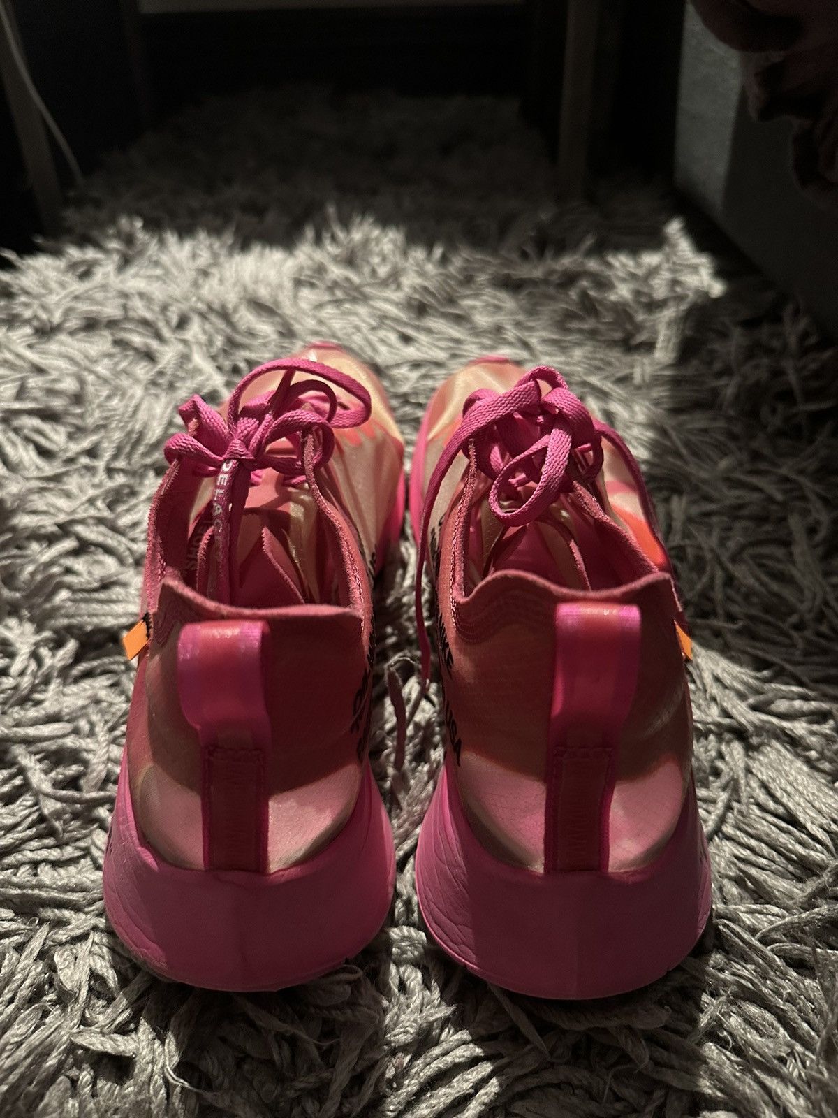 Off-White Nike zoom fly Off White pink Size US 11 / EU 44 - 5 Thumbnail