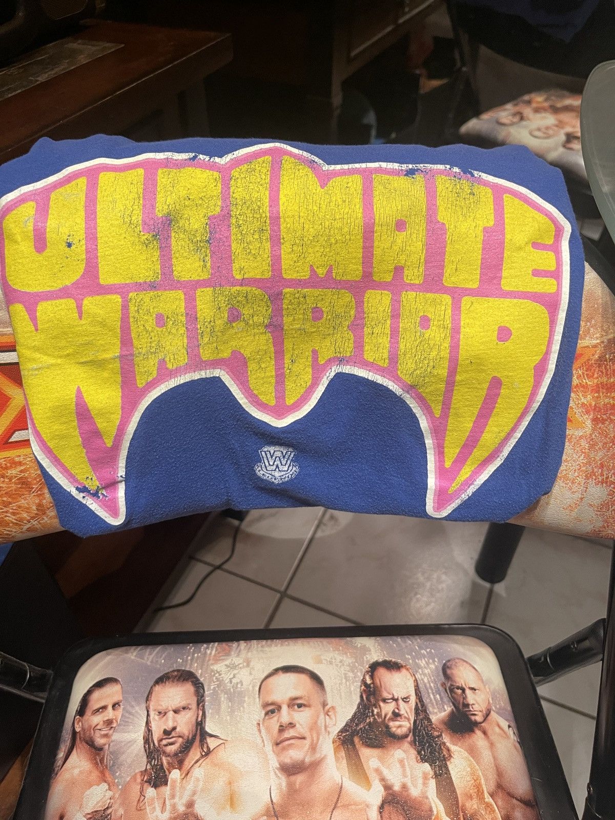 WWE Ultimate Warrior WWE/WWF Vintage Style Tee Size US M / EU 48-50 / 2 - 1 Thumbnail