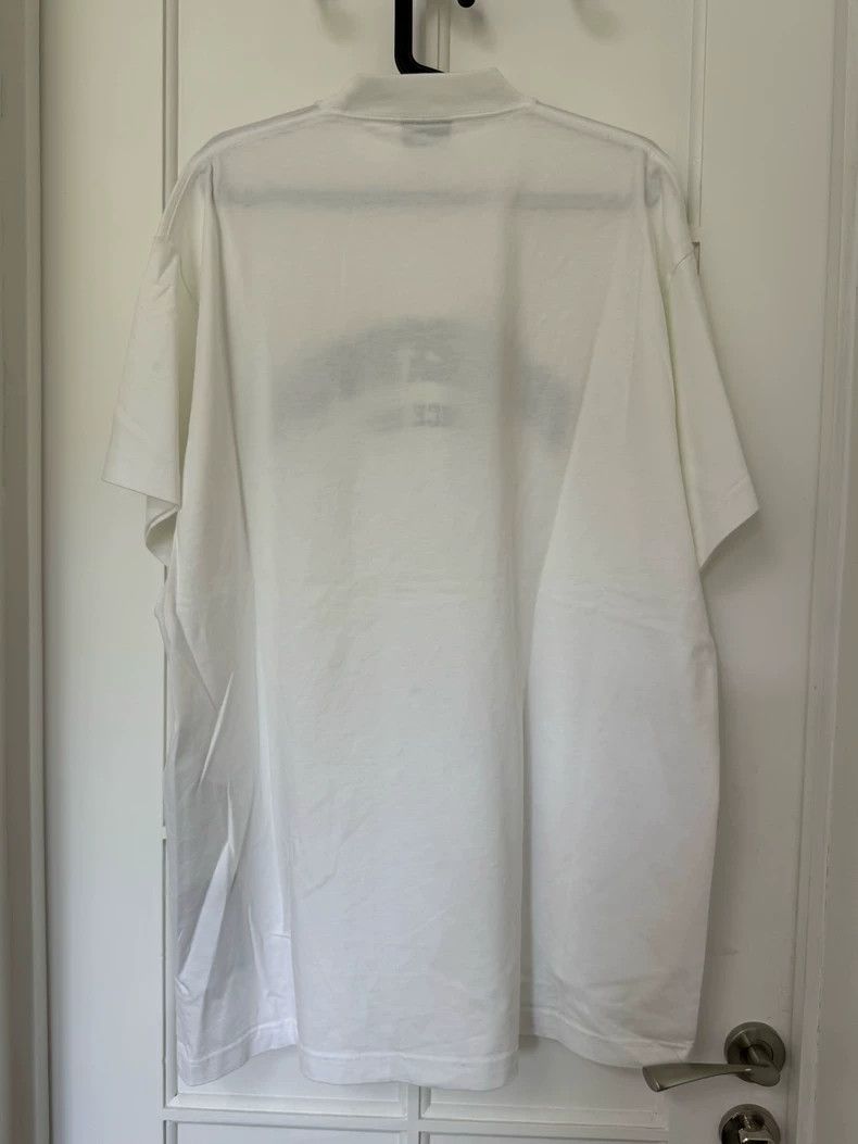 Balenciaga Balenciaga Logo White Short Sleeve Size US L / EU 52-54 / 3 - 2 Thumbnail