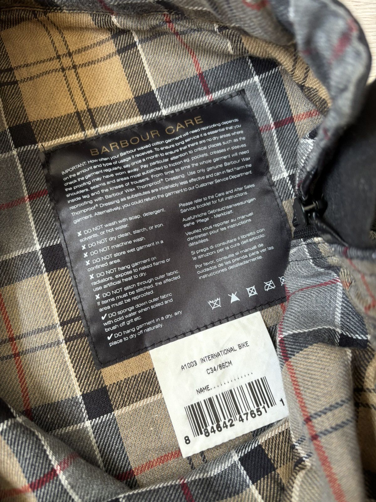 Barbour Barbour Bike Trousers C34 86cm Waxed Cotton Biker Pants Size US 34 / EU 50 - 12 Thumbnail