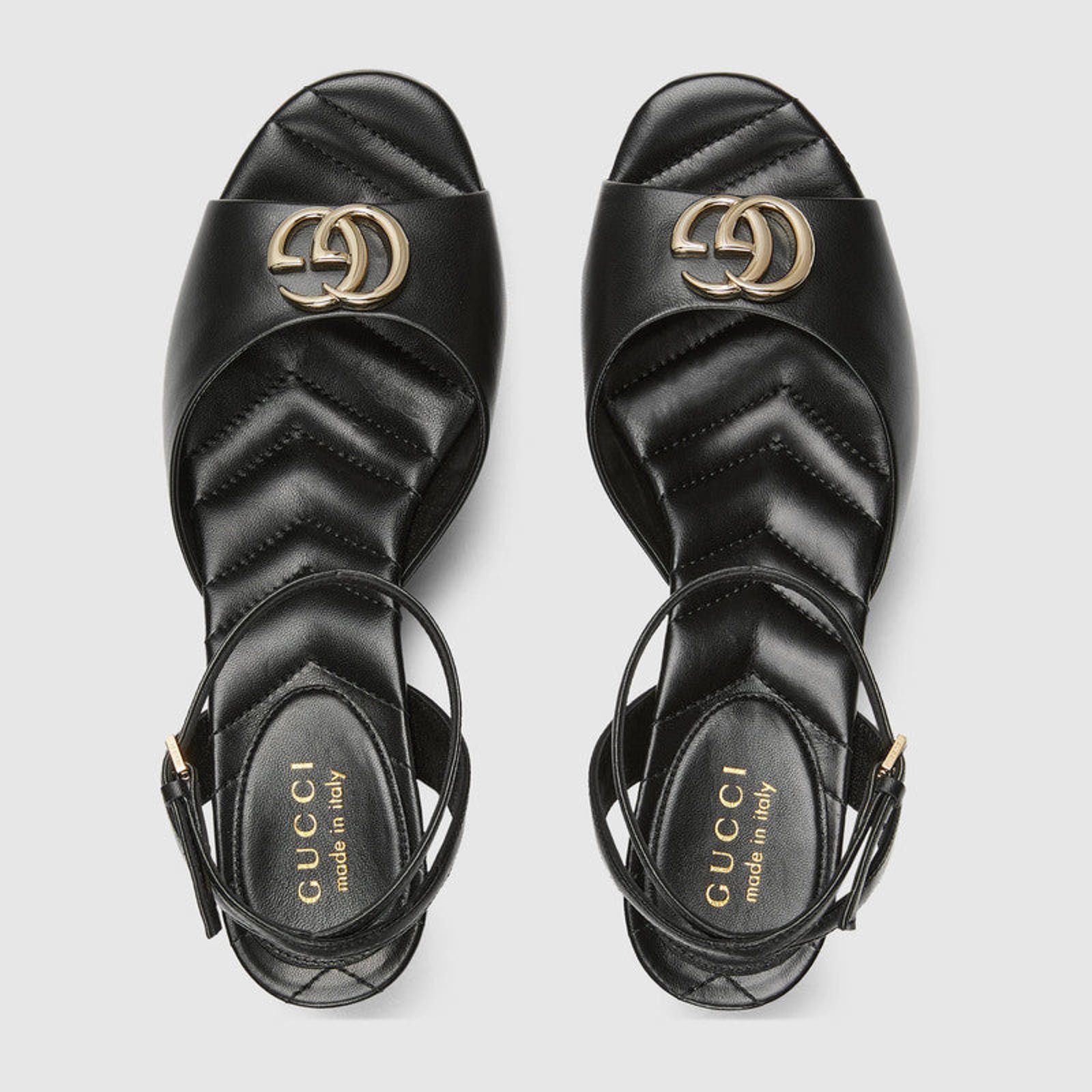 Gucci Gucci Double G Platform Sandals Size US 5 / IT 35 - 3 Thumbnail