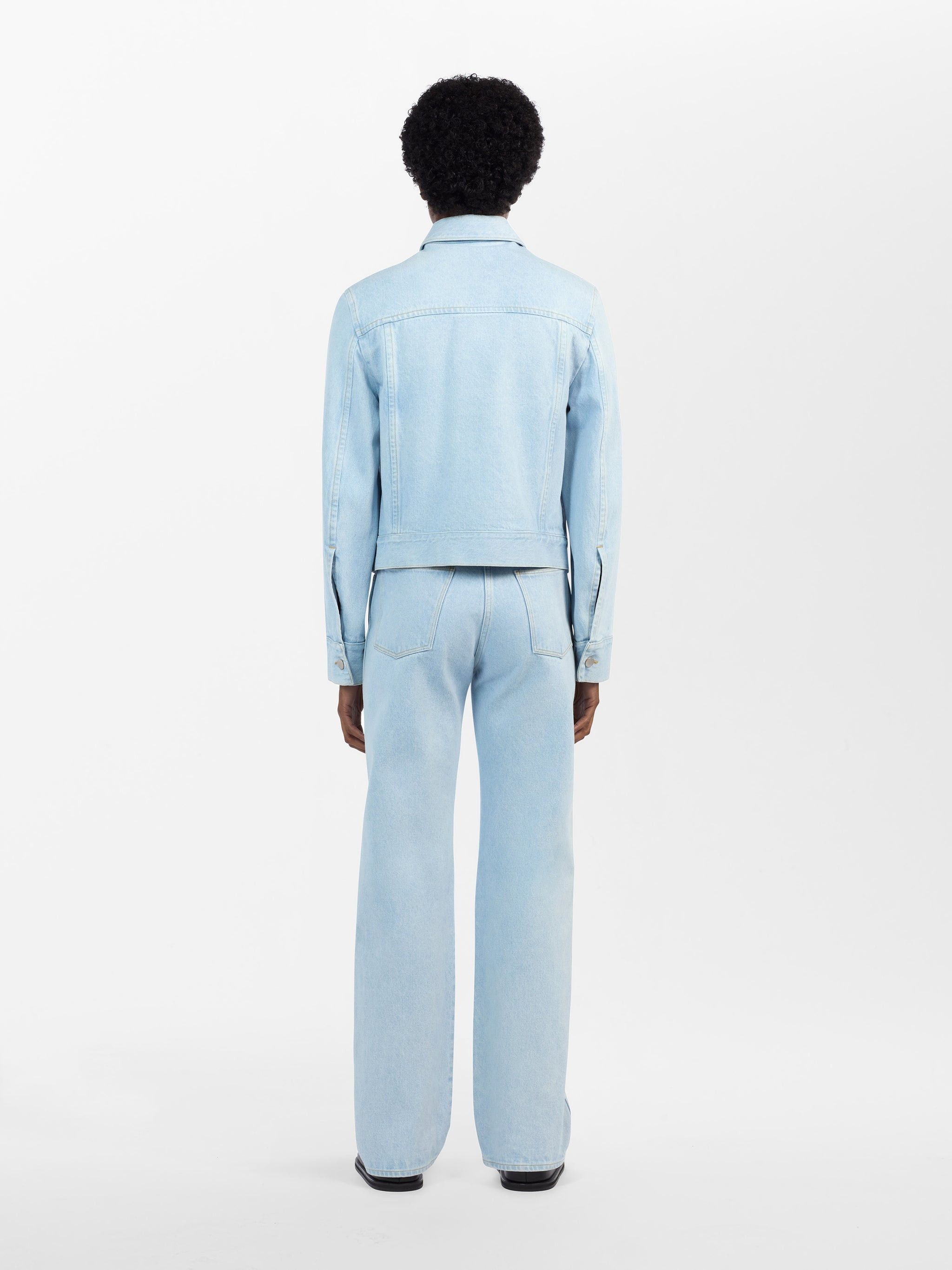 Studio Nicholson o1mle0525 Tahoe Denim Jacket in Blue Size XS / US 0-2 / IT 36-38 - 5 Thumbnail