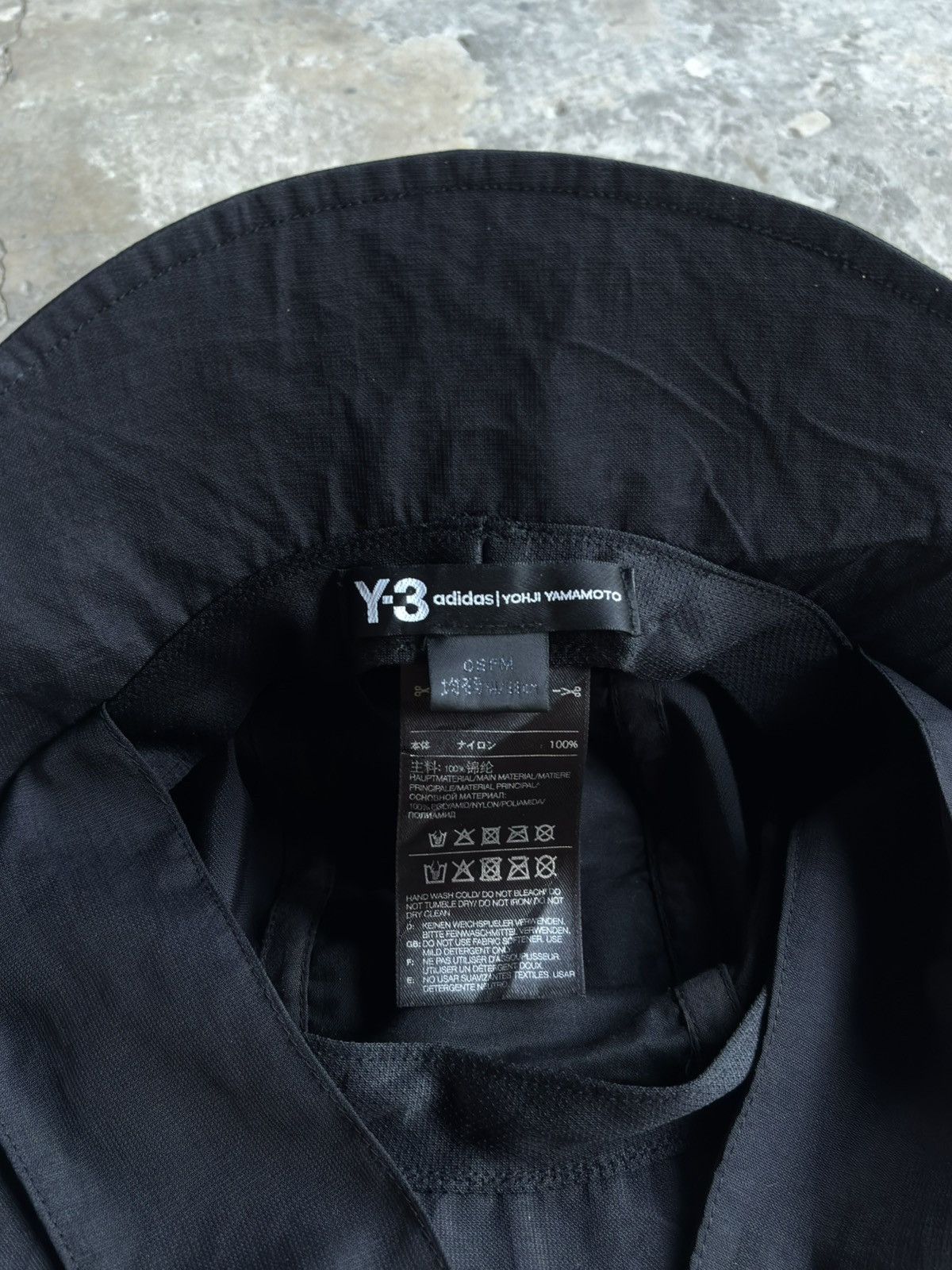Adidas × Y-3 Y-3 Yohji Yamamoto Adidas Bucket Hat Size ONE SIZE - 3 Thumbnail