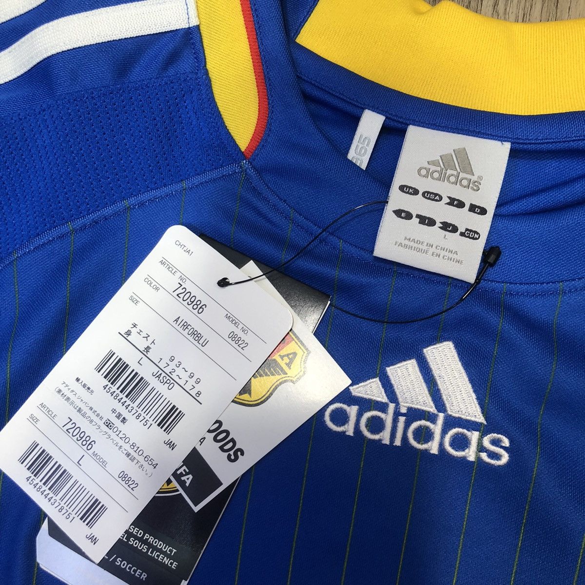 Adidas Japan 08/09 home shirt (Bnwt) Size US L / EU 52-54 / 3 - 4 Thumbnail