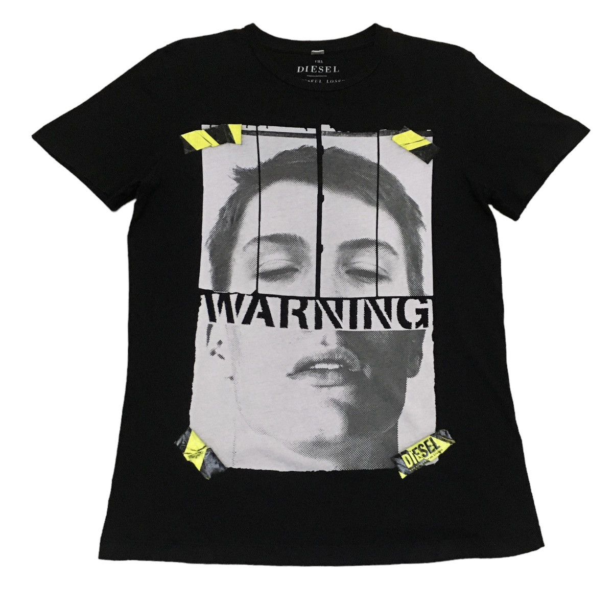 Designer × Diesel Rare Design Vintage Brand Diesel Overprint T-shirt 2000s Size US M / EU 48-50 / 2 - 1 Thumbnail
