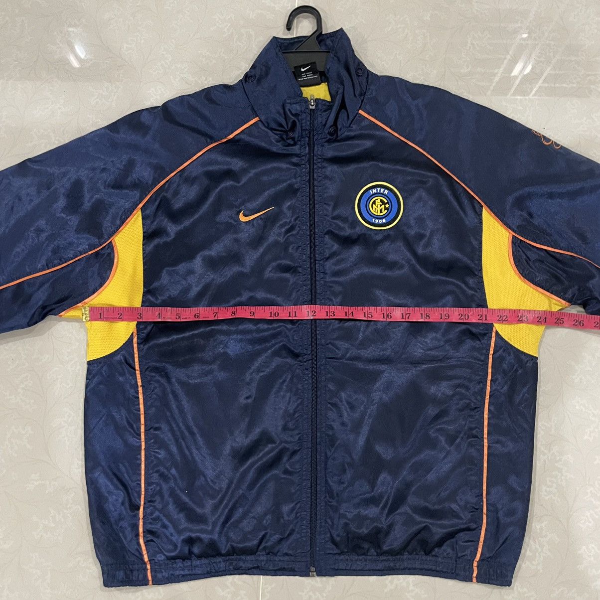 Nike Vintage 90's Nike Internazionale Inter Football Jacket Size US L / EU 52-54 / 3 - 10 Thumbnail