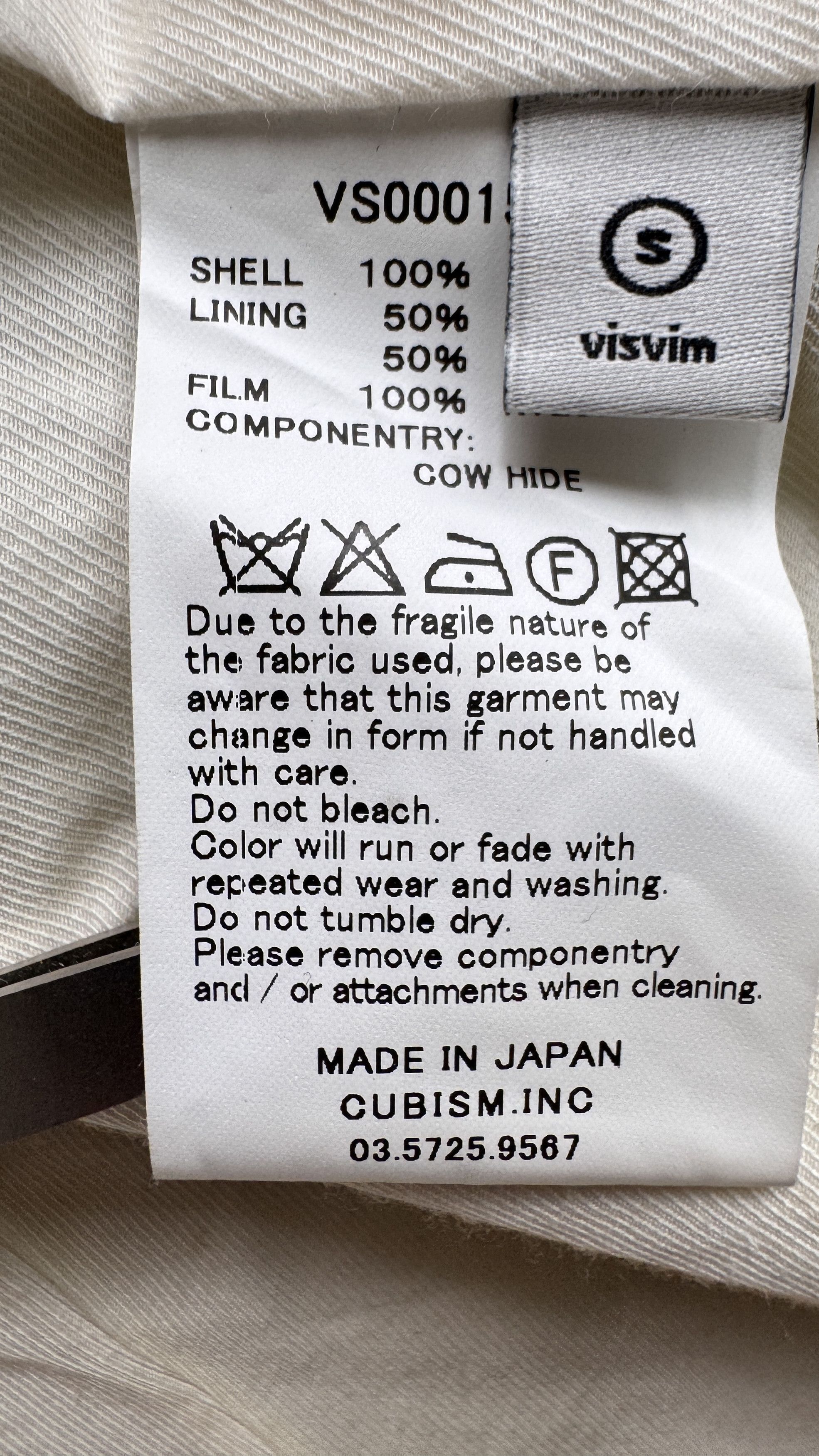Visvim aa . S . as new . COMMODORE COAT WOOL + GORE-WINDSTOPPER Size US S / EU 44-46 / 1 - 20 Thumbnail