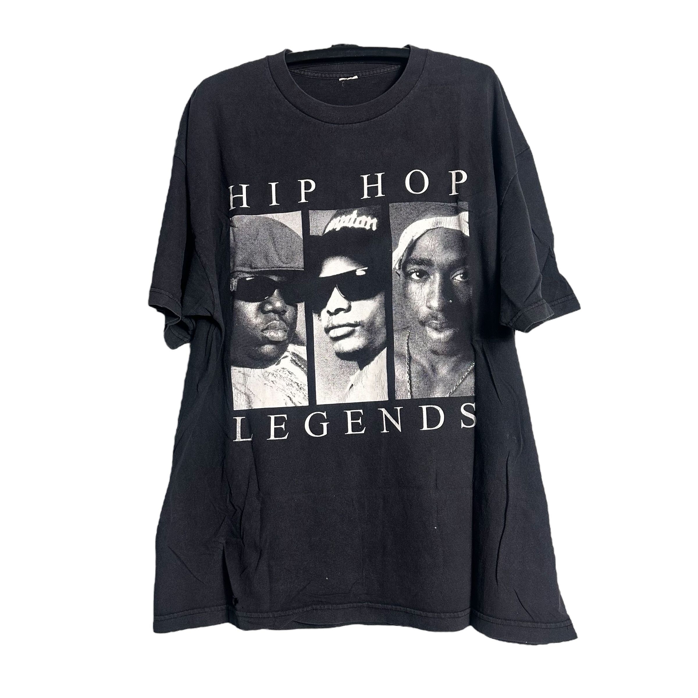 Band Tees 🔥RARE🔥Vintage Hip Hop Legend Big Face T-shirt Size US XL / EU 56 / 4 - 1 Thumbnail