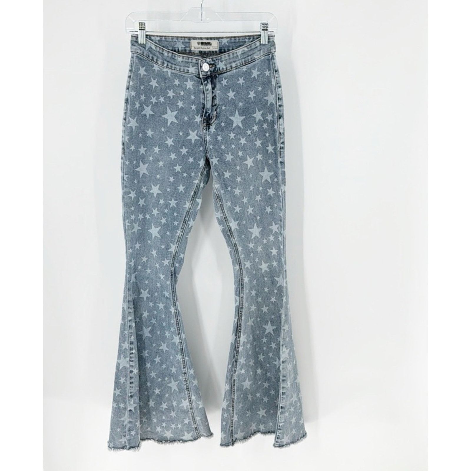 Other Rock & Roll Denim Star High Rise Bell-Bottom Jeans sz 27x34 Size 27" / US 4 / IT 40 - 1 Thumbnail