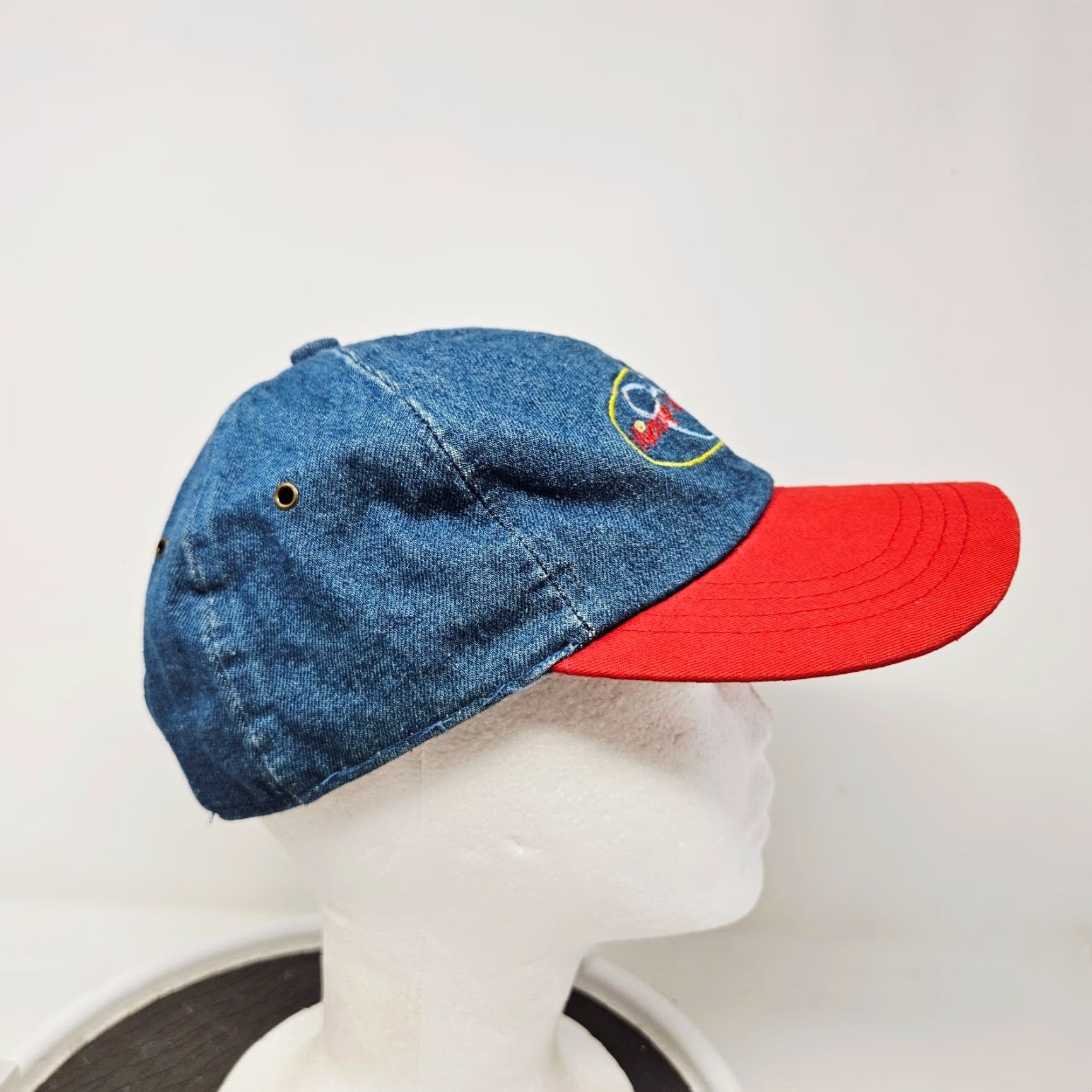 Mickey Unlimited VINTAGE Mickey Mouse Unlimited Denim Hat 90s One Size Cartoon Size ONE SIZE - 5 Thumbnail