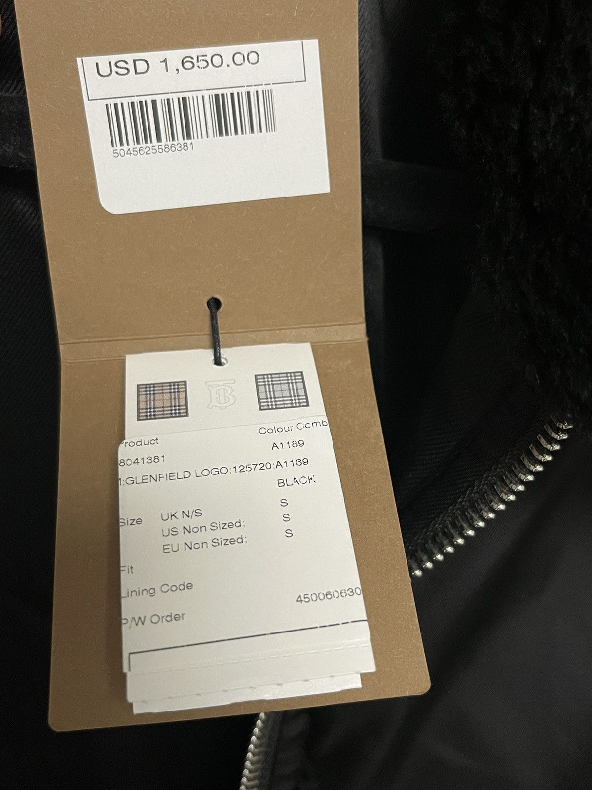 Burberry Burberry Black Glenfield Bomber. Small Size US S / EU 44-46 / 1 - 8 Thumbnail