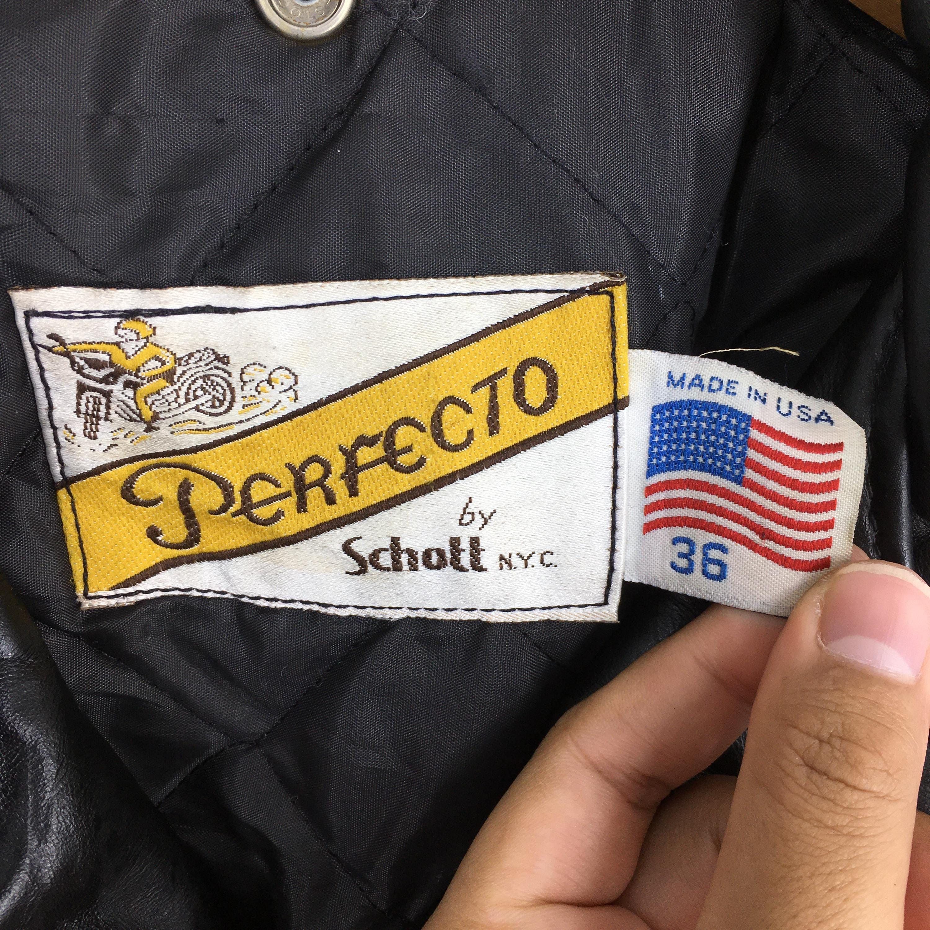 Schott Vintage 1970's Schott Perfecto NYC 618 Jacket Small Size US S / EU 44-46 / 1 - 5 Thumbnail