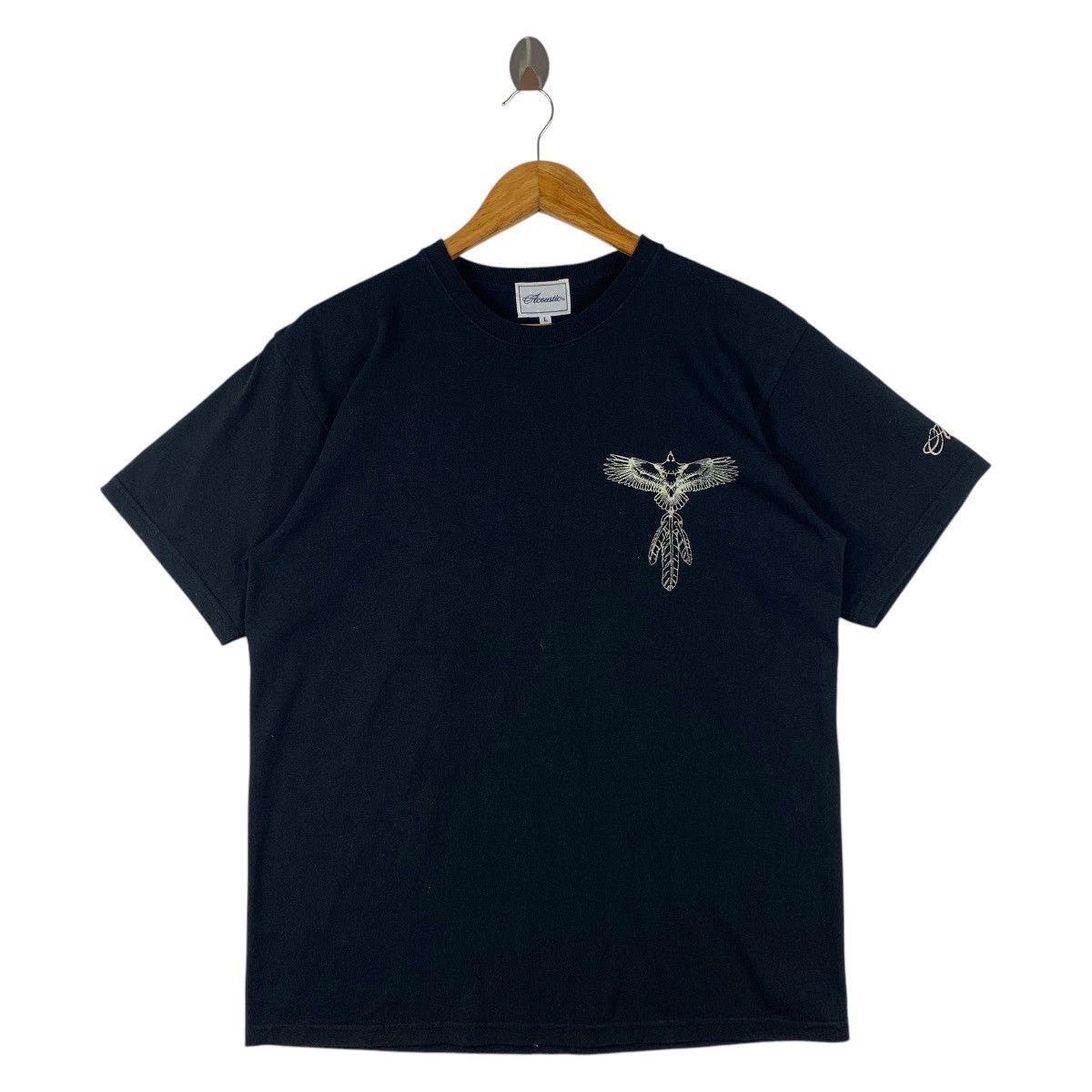 Japanese Brand ACCOUSTIC japapenese brand spellout tee Size US L / EU 52-54 / 3 - 2 Thumbnail