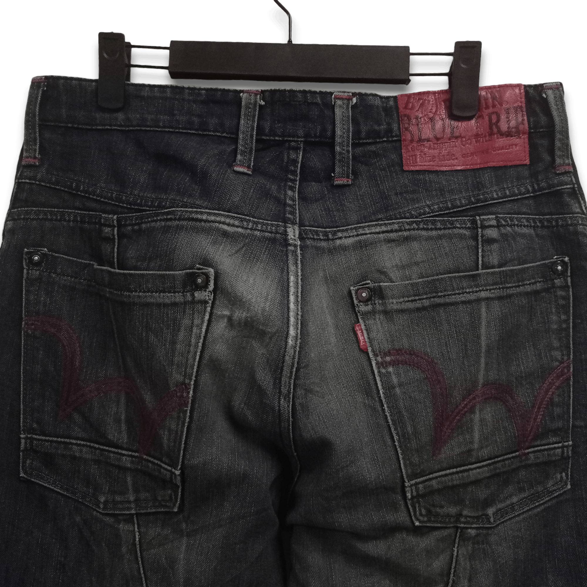 Edwin Vintage Edwin Blue Trip Mud Wash Cargo Loose Denim Size US 33 - 7 Thumbnail