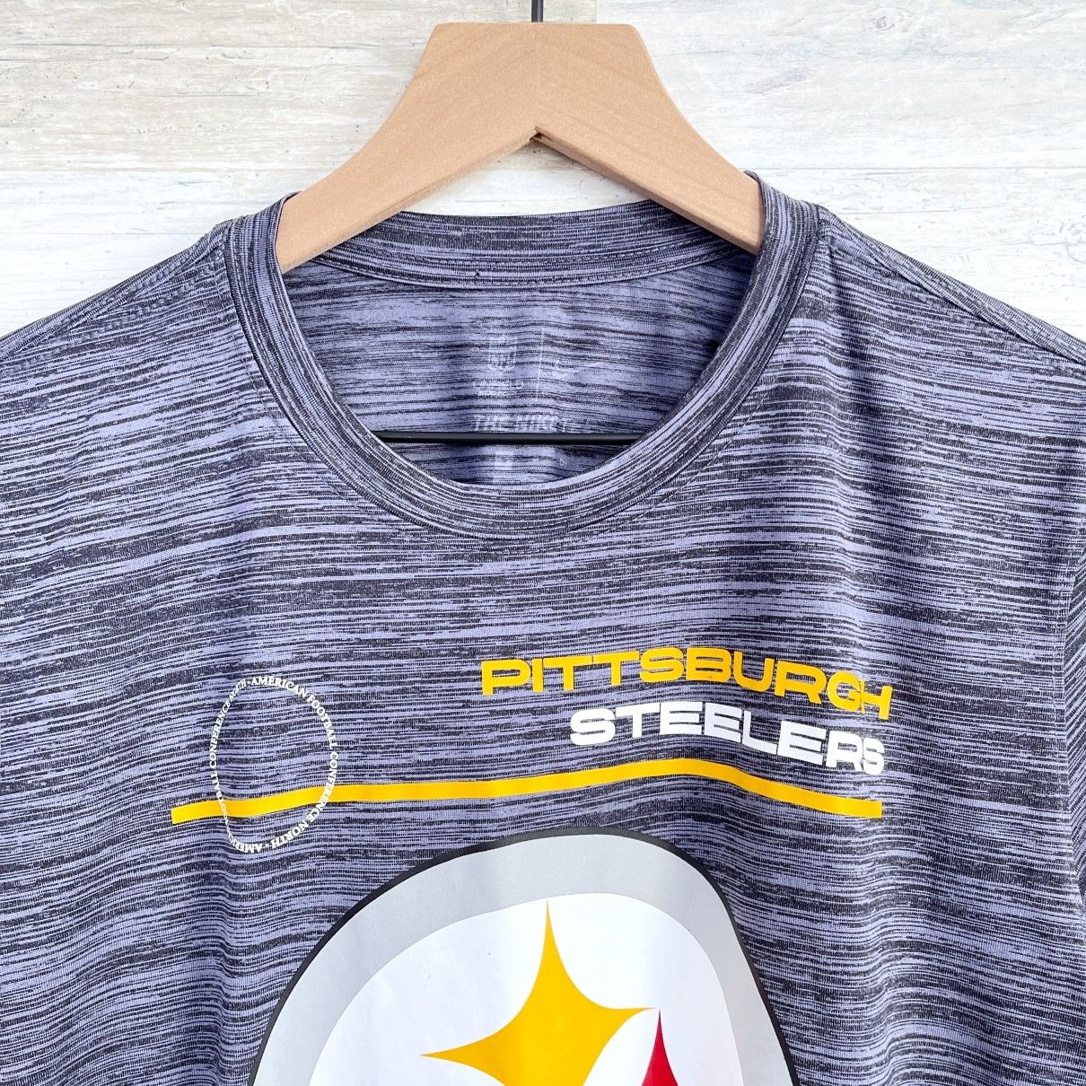 Nike Pittsburgh Steelers Nike Tee Gray NFL Football Mens S Size US S / EU 44-46 / 1 - 2 Thumbnail