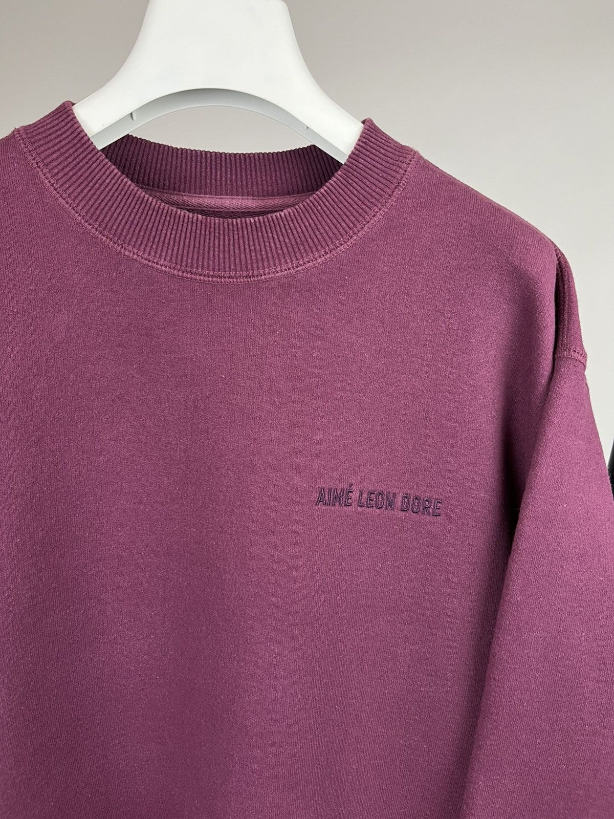 Aime Leon Dore Aime Leon Dore Tonal Logo crewneck sweatshirt burgundy Size US L / EU 52-54 / 3 - 2 Thumbnail