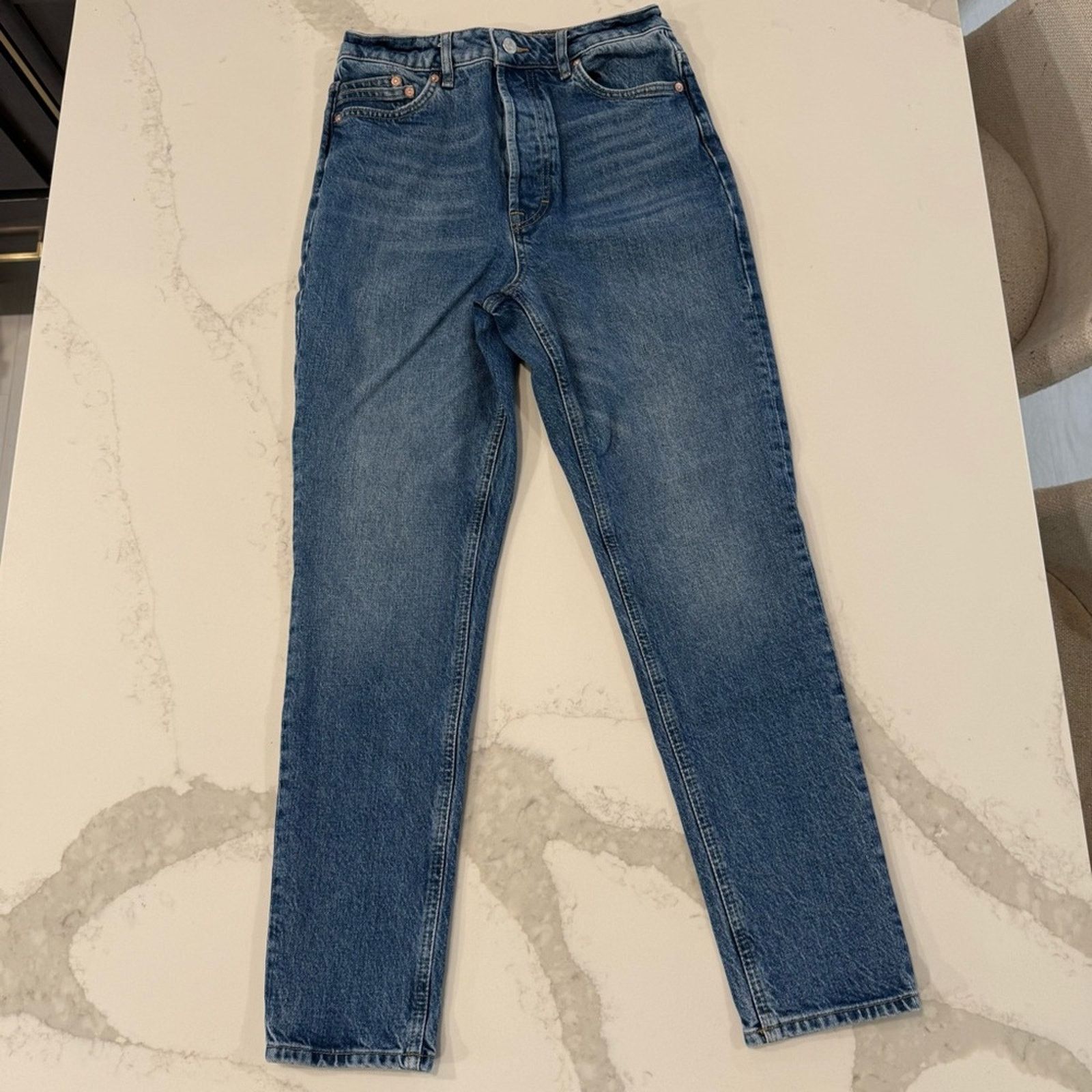Free People Free People We The Free HighRise Slim Denim Jeans Womens 28 Size 28" / US 6 / IT 42 - 1 Thumbnail