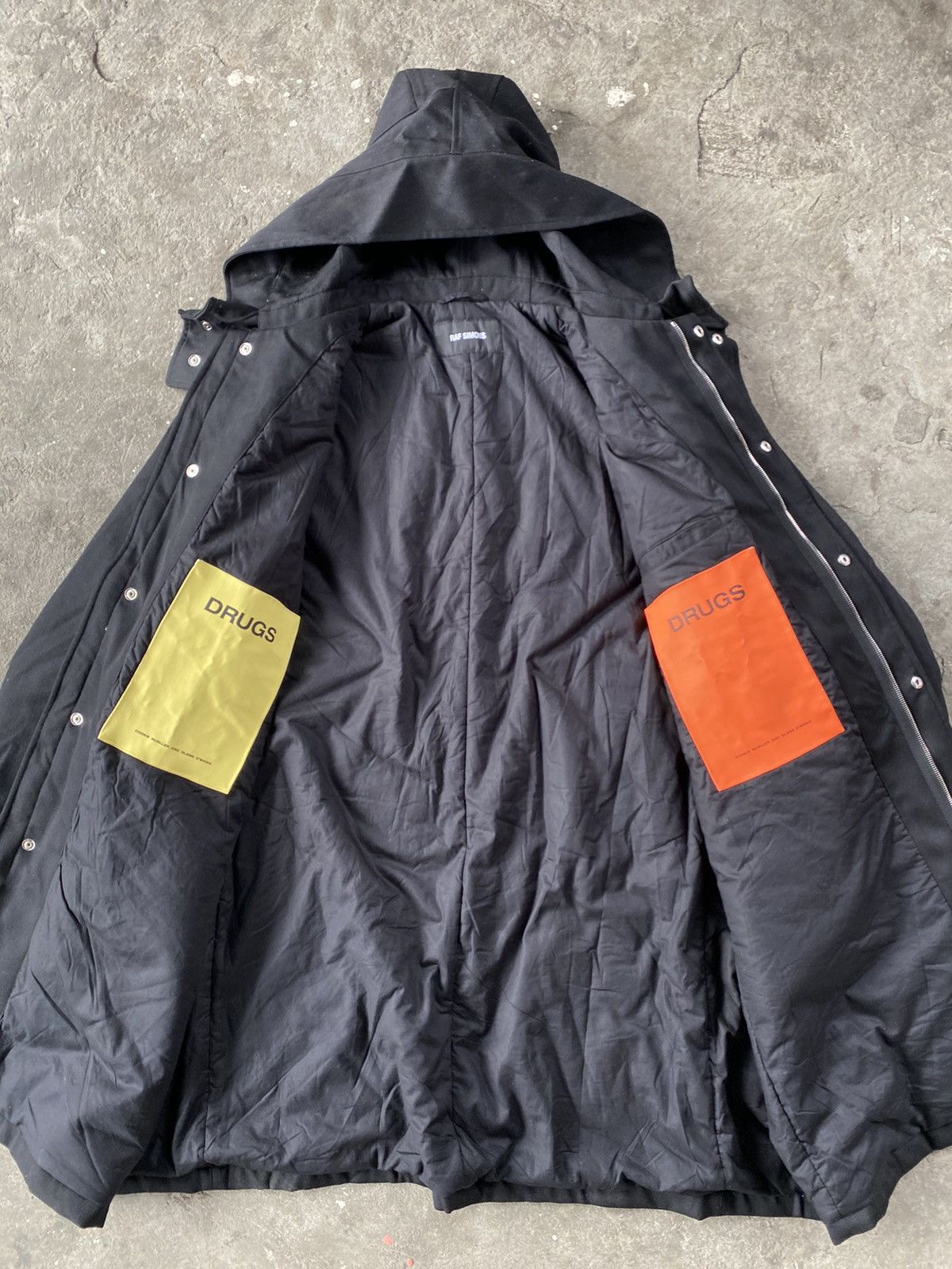 Raf Simons Raf Simons DRUGS Patch Hooded Parka Size US L / EU 52-54 / 3 - 7 Thumbnail
