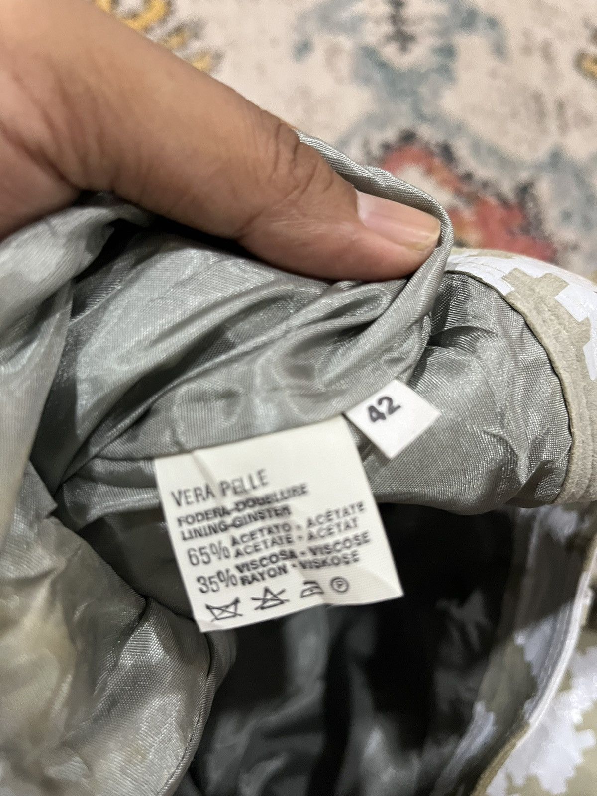 Fendi × Vintage Fendissime leather pants Size 28" / US 6 / IT 42 - 9 Thumbnail